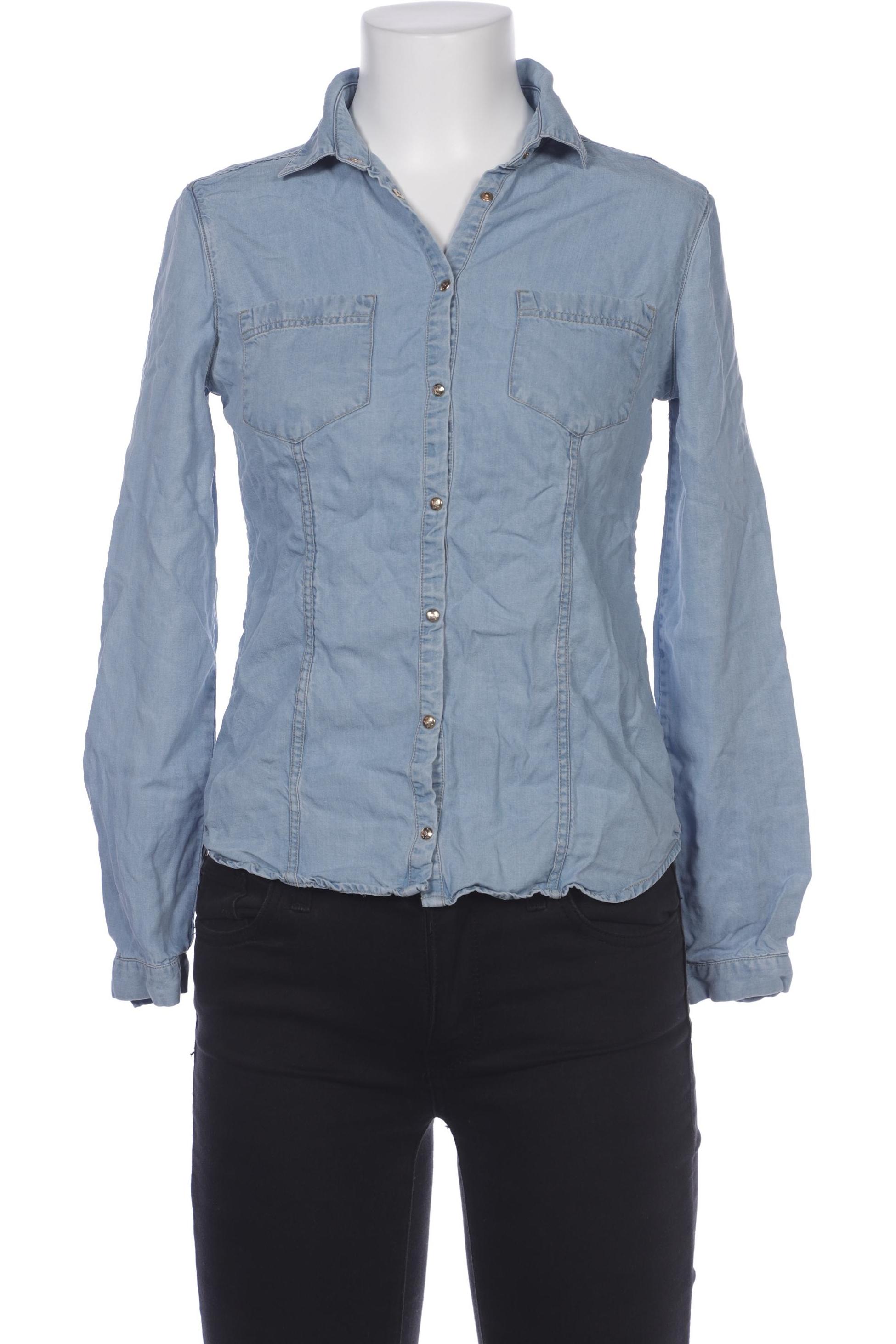 

Massimo Dutti Damen Bluse, blau, Gr. 36