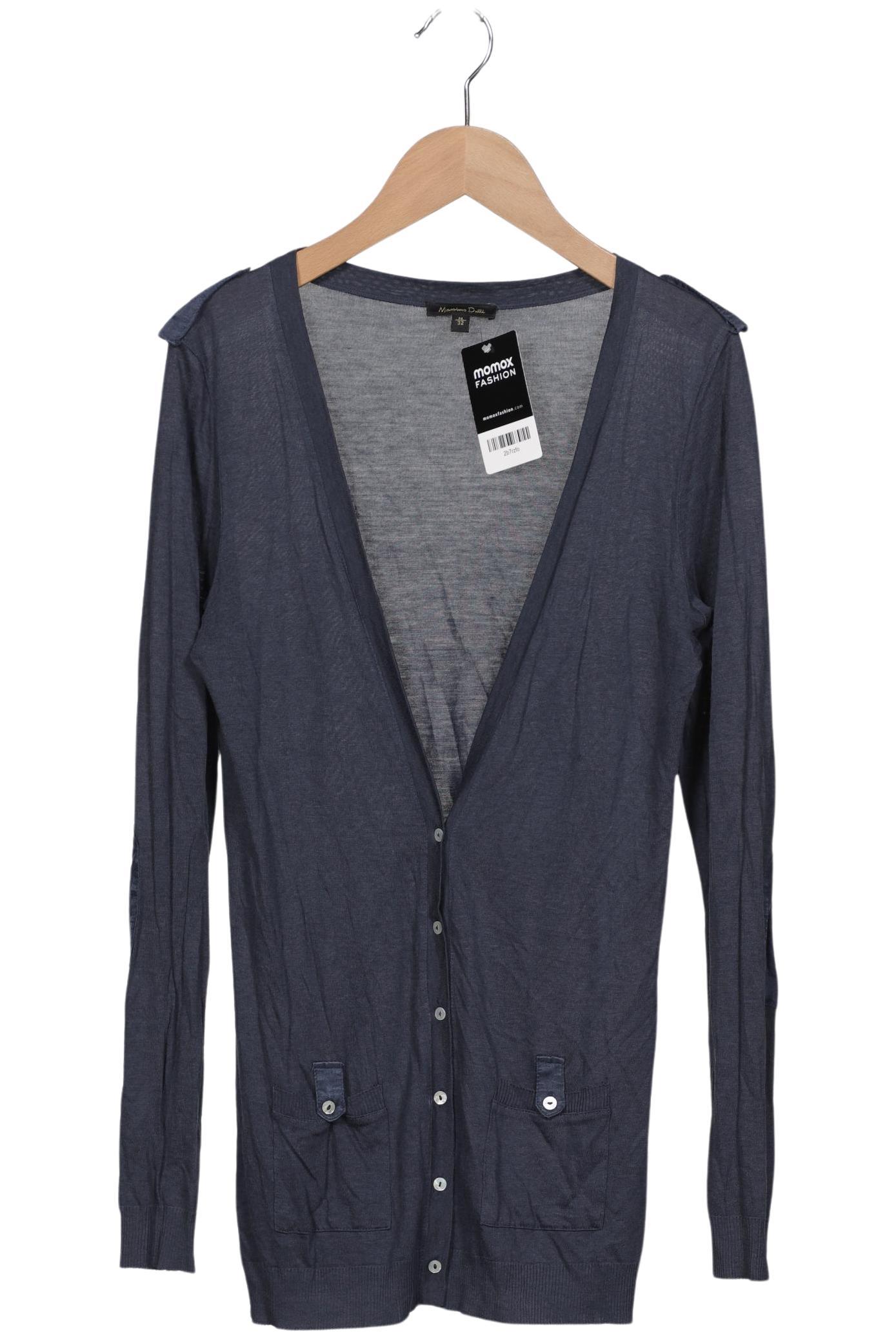 

Massimo Dutti Damen Strickjacke, marineblau, Gr. 38