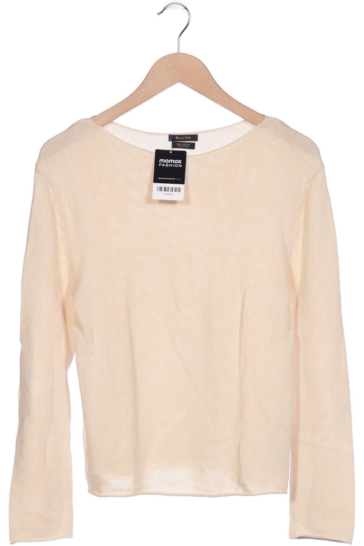 

Massimo Dutti Damen Pullover, cremeweiß, Gr. 38