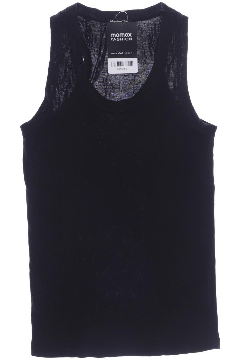 

Massimo Dutti Damen Top, schwarz, Gr. 36