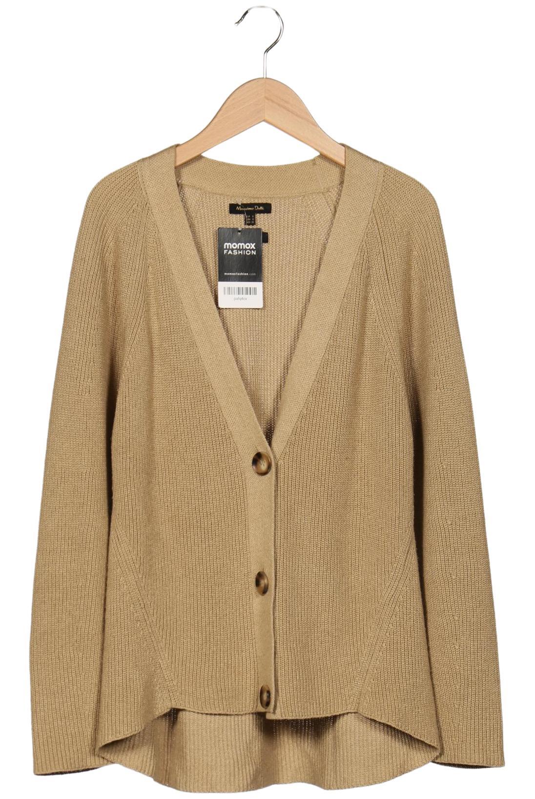 

Massimo Dutti Damen Strickjacke, beige, Gr. 36