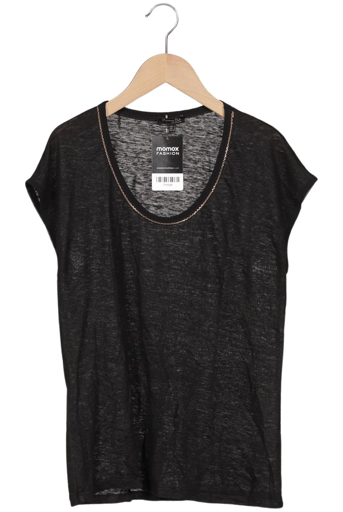 

Massimo Dutti Damen T-Shirt, schwarz, Gr. 36