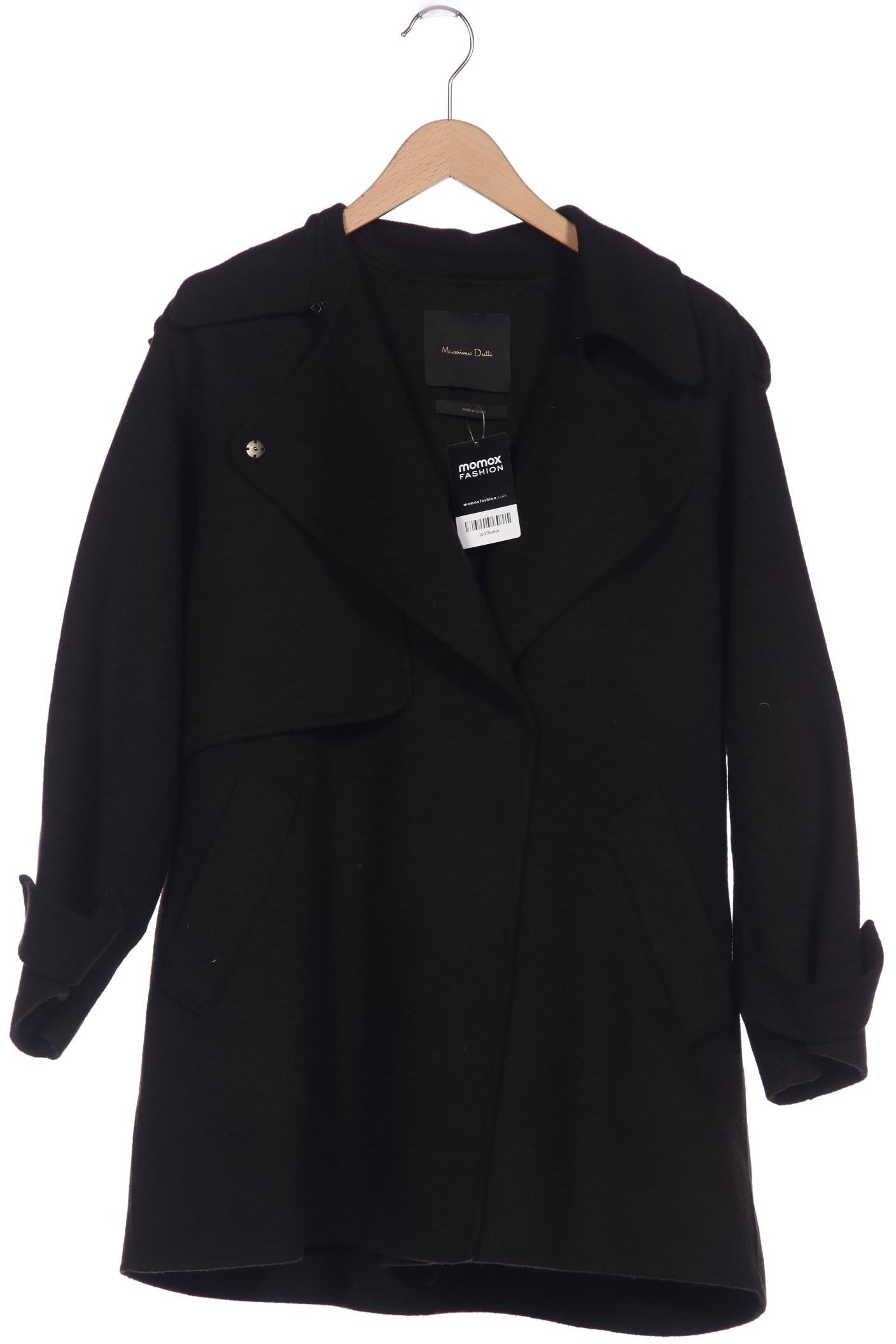 

Massimo Dutti Damen Mantel, grün, Gr. 36