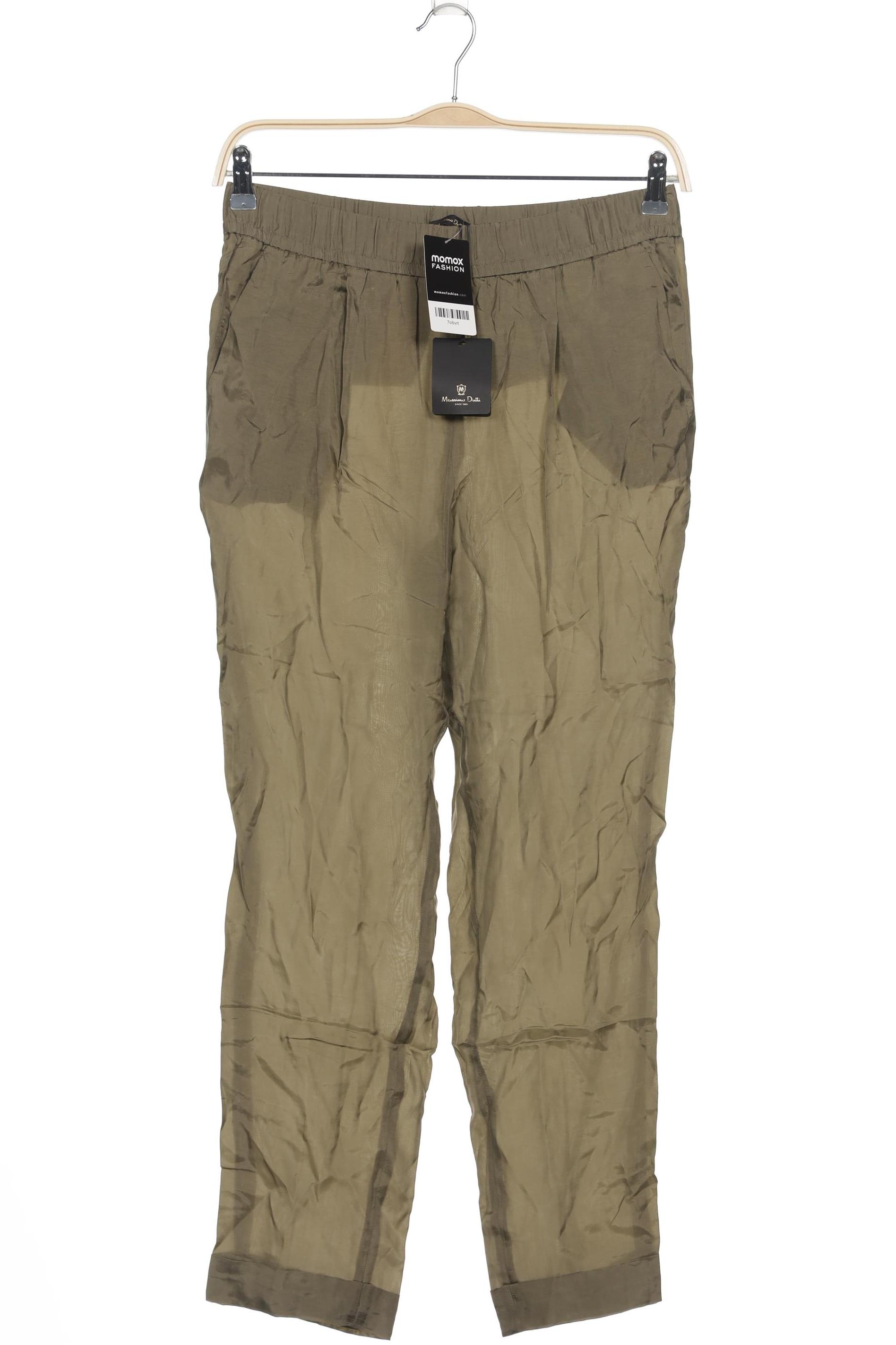

Massimo Dutti Damen Stoffhose, grün, Gr. 42