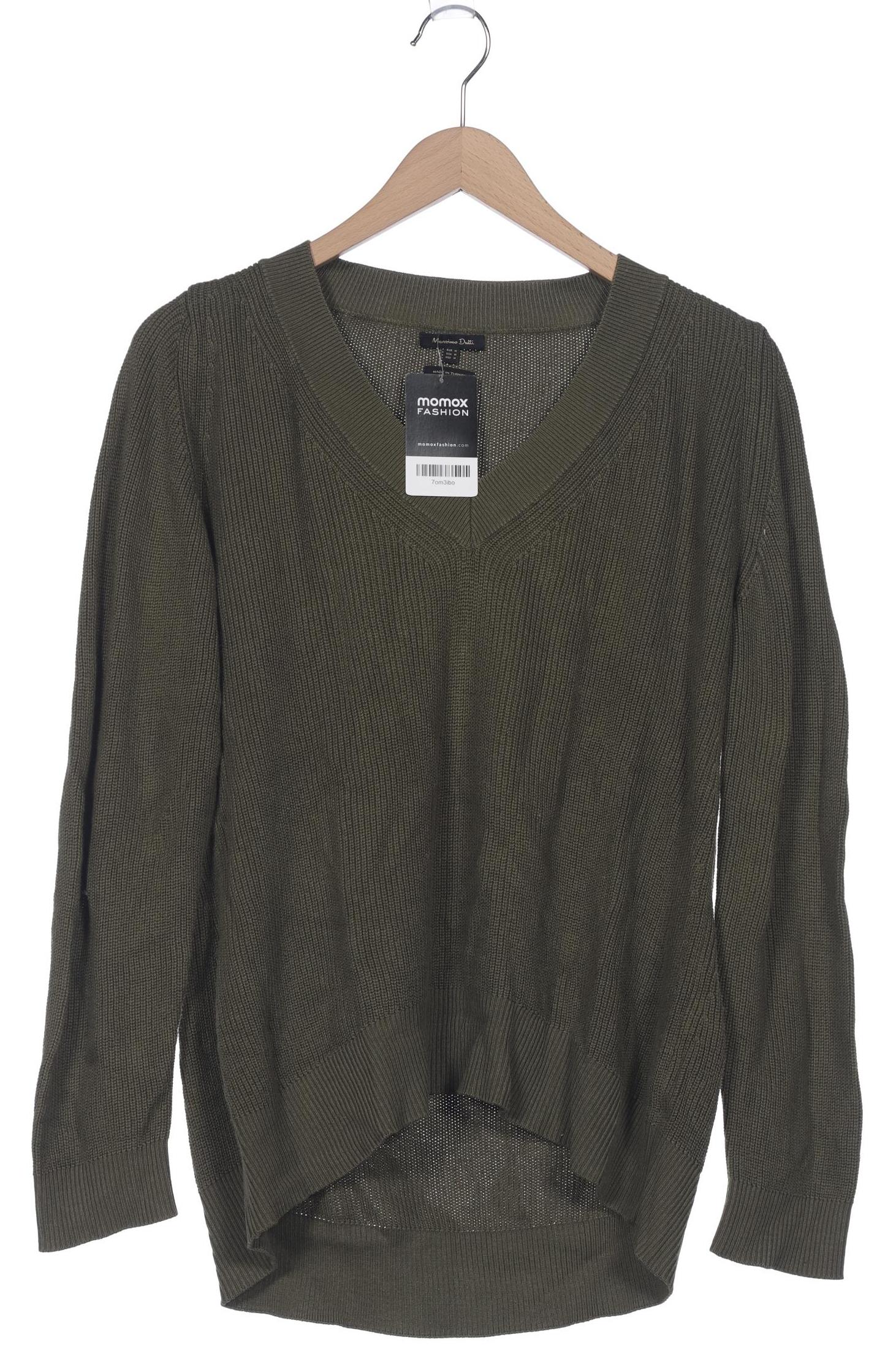 

Massimo Dutti Damen Pullover, grün, Gr. 38