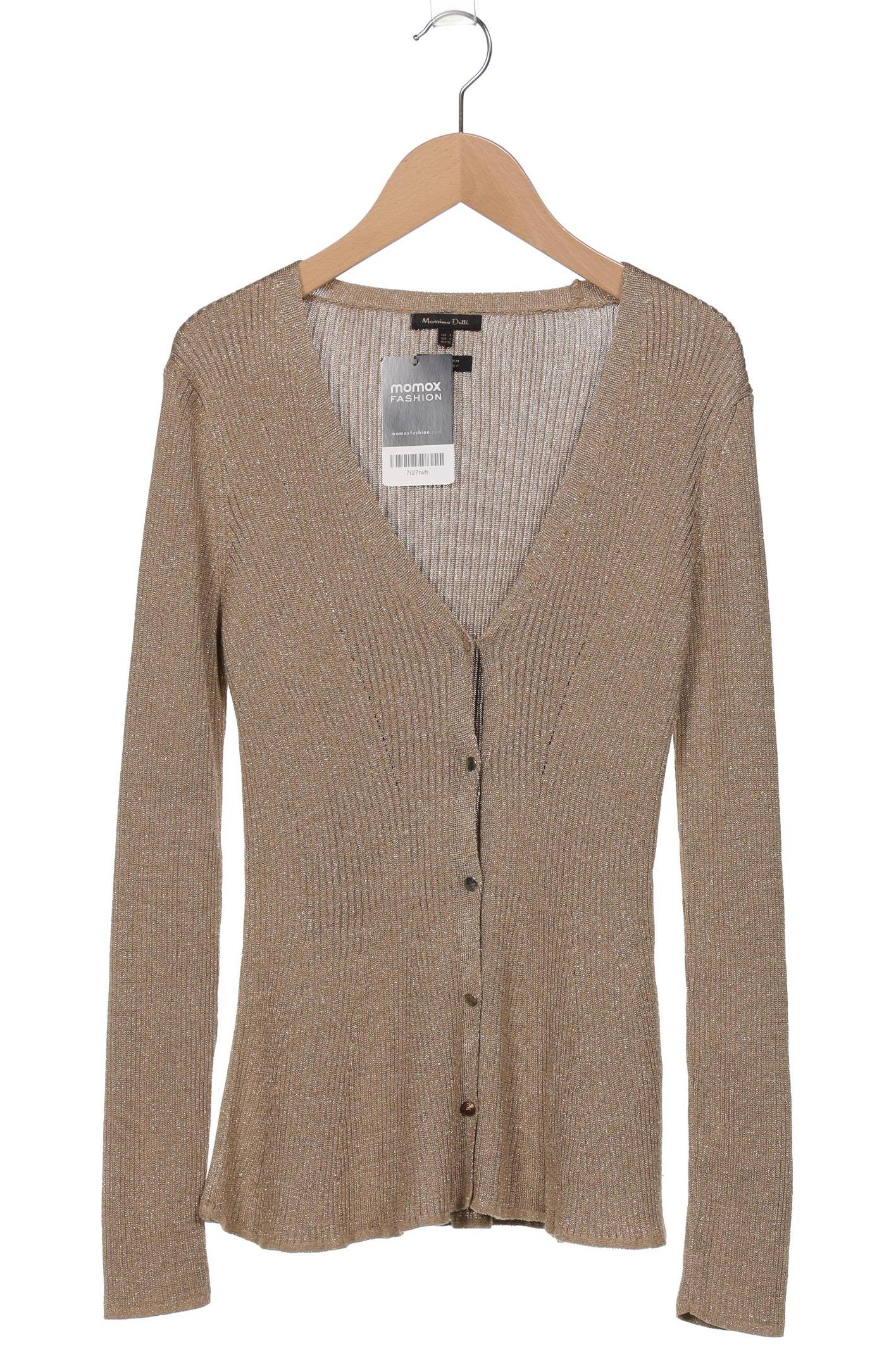 

Massimo Dutti Damen Strickjacke, beige, Gr. 36
