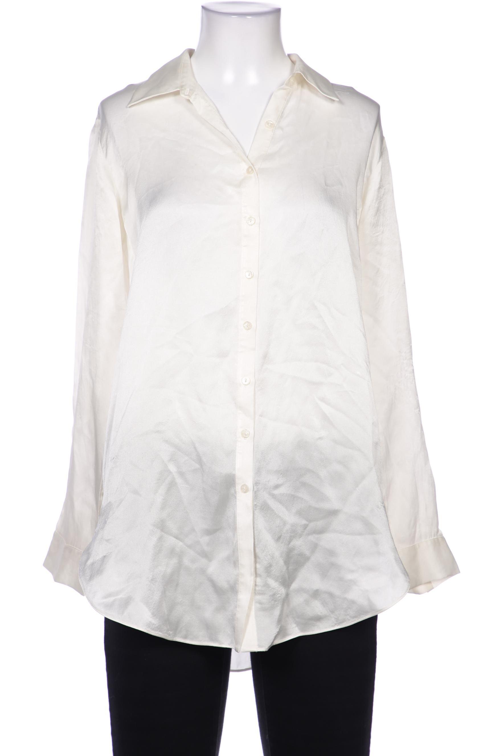 

Massimo Dutti Damen Bluse, cremeweiß, Gr. 34