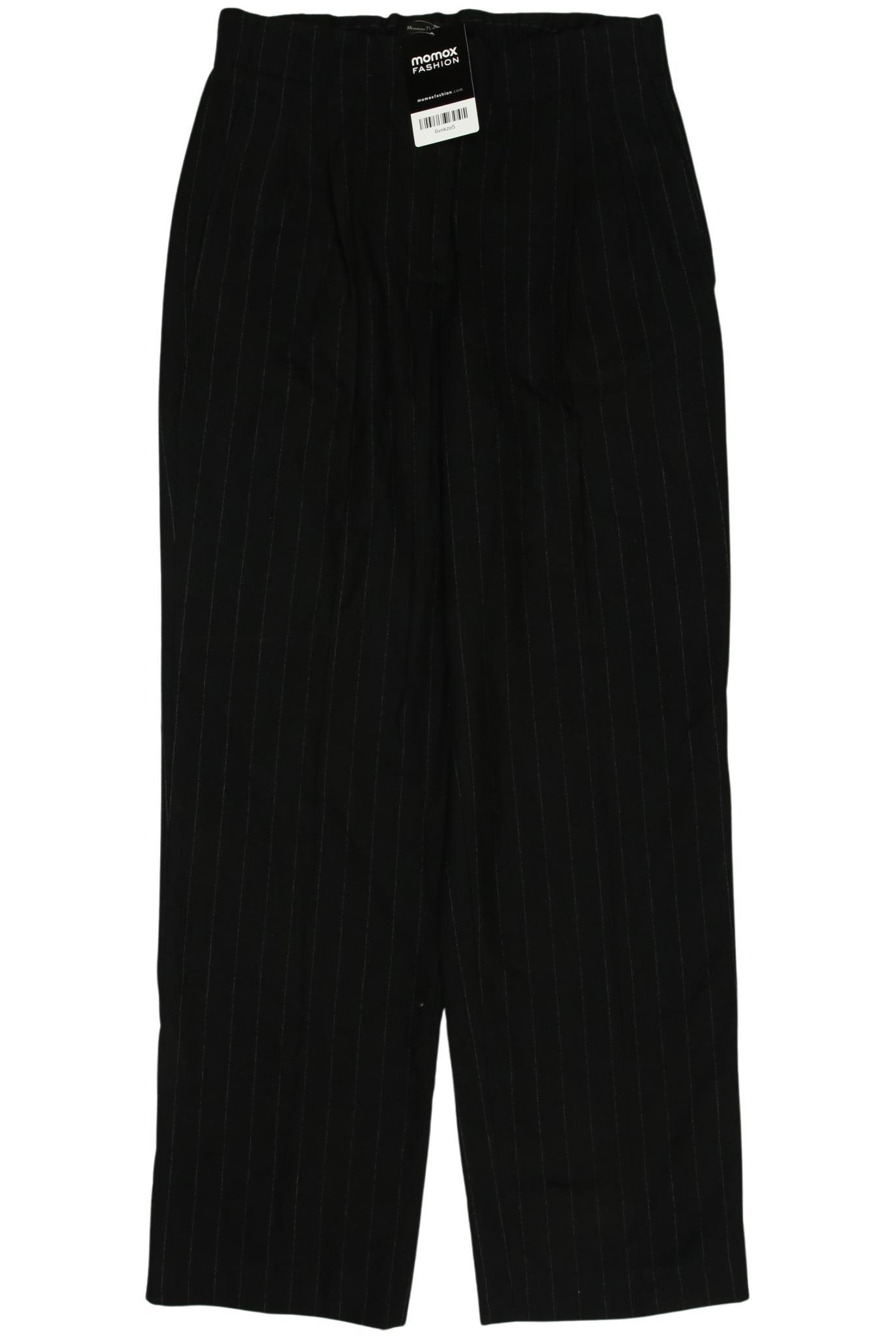 

Massimo Dutti Damen Stoffhose, schwarz, Gr. 34