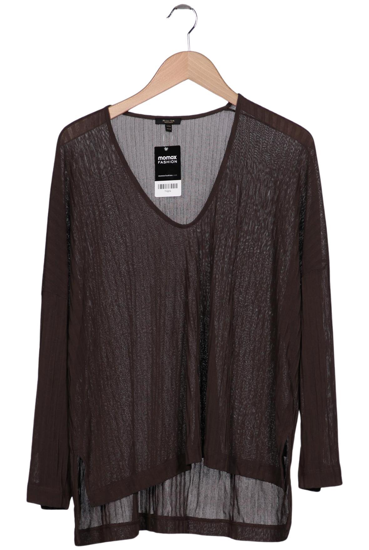 

Massimo Dutti Damen Pullover, braun, Gr. 38