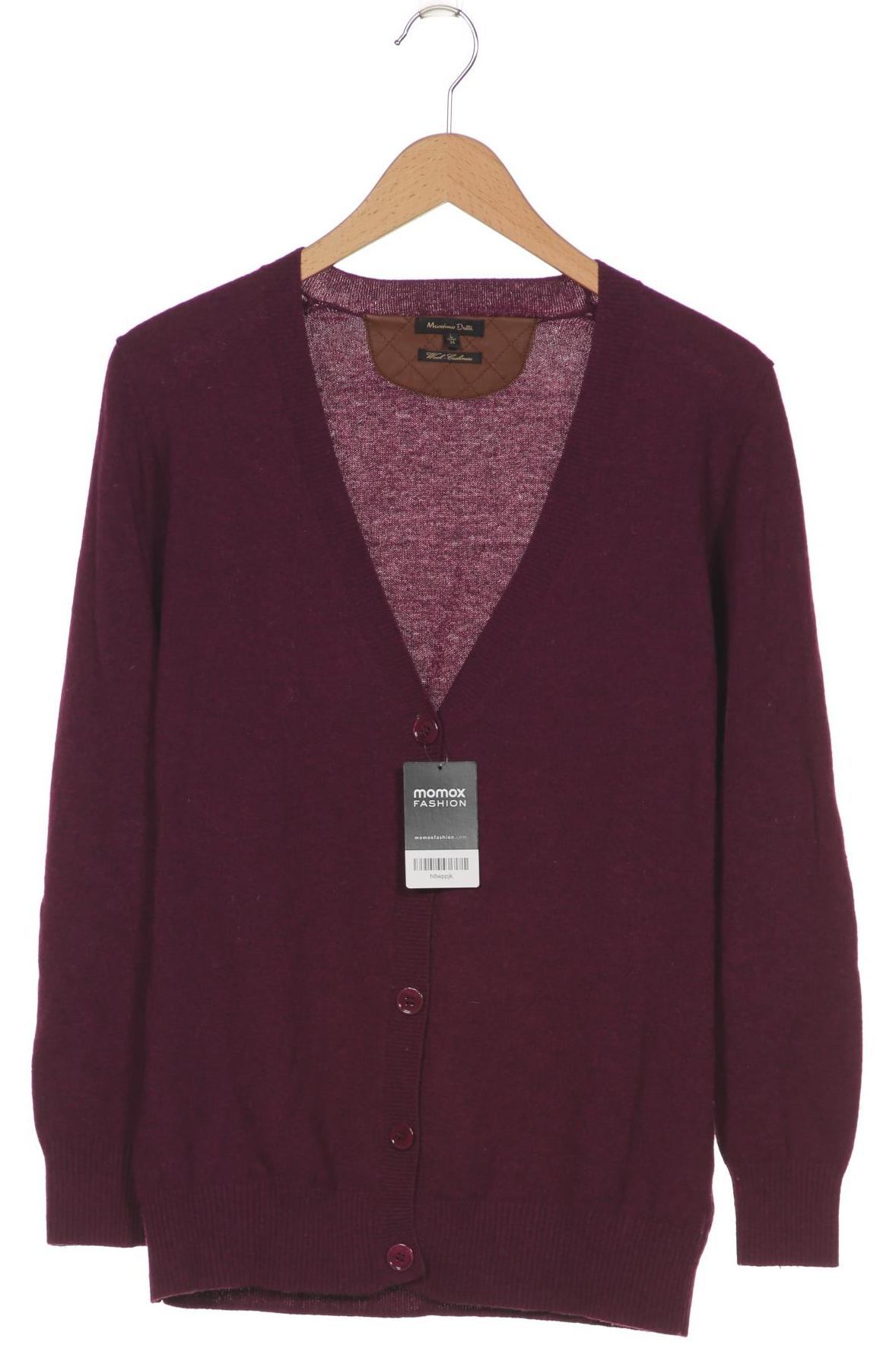 

Massimo Dutti Damen Strickjacke, bordeaux