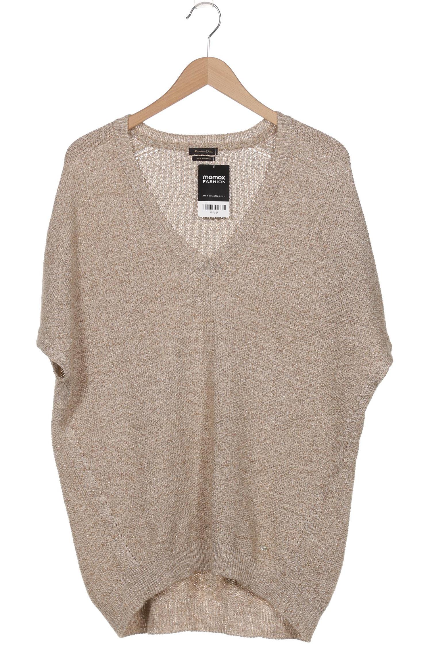 

Massimo Dutti Damen Pullover, beige, Gr. 38