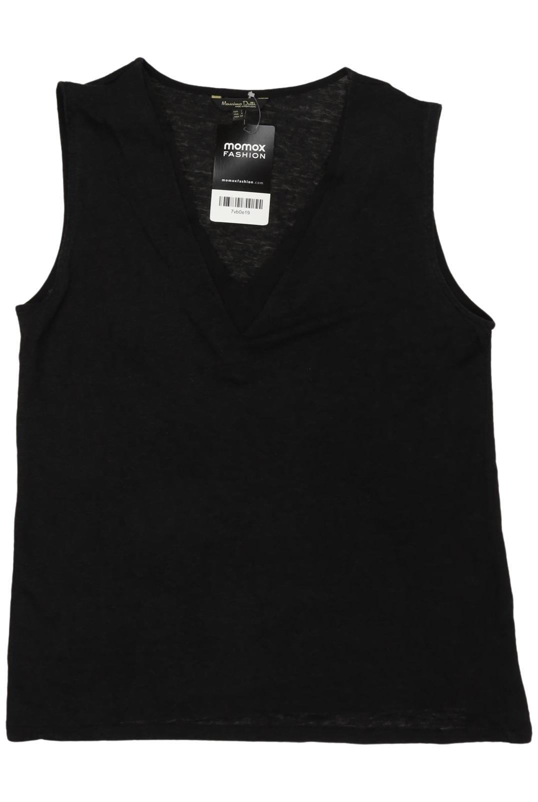 

Massimo Dutti Damen Top, schwarz, Gr. 36