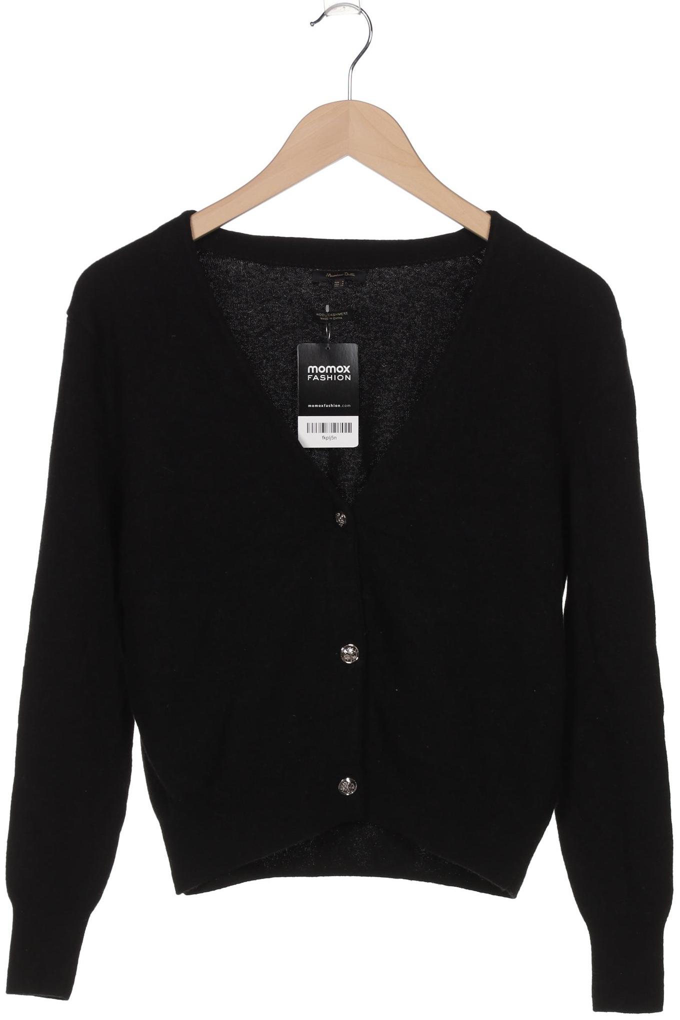 

Massimo Dutti Damen Strickjacke, schwarz, Gr. 36