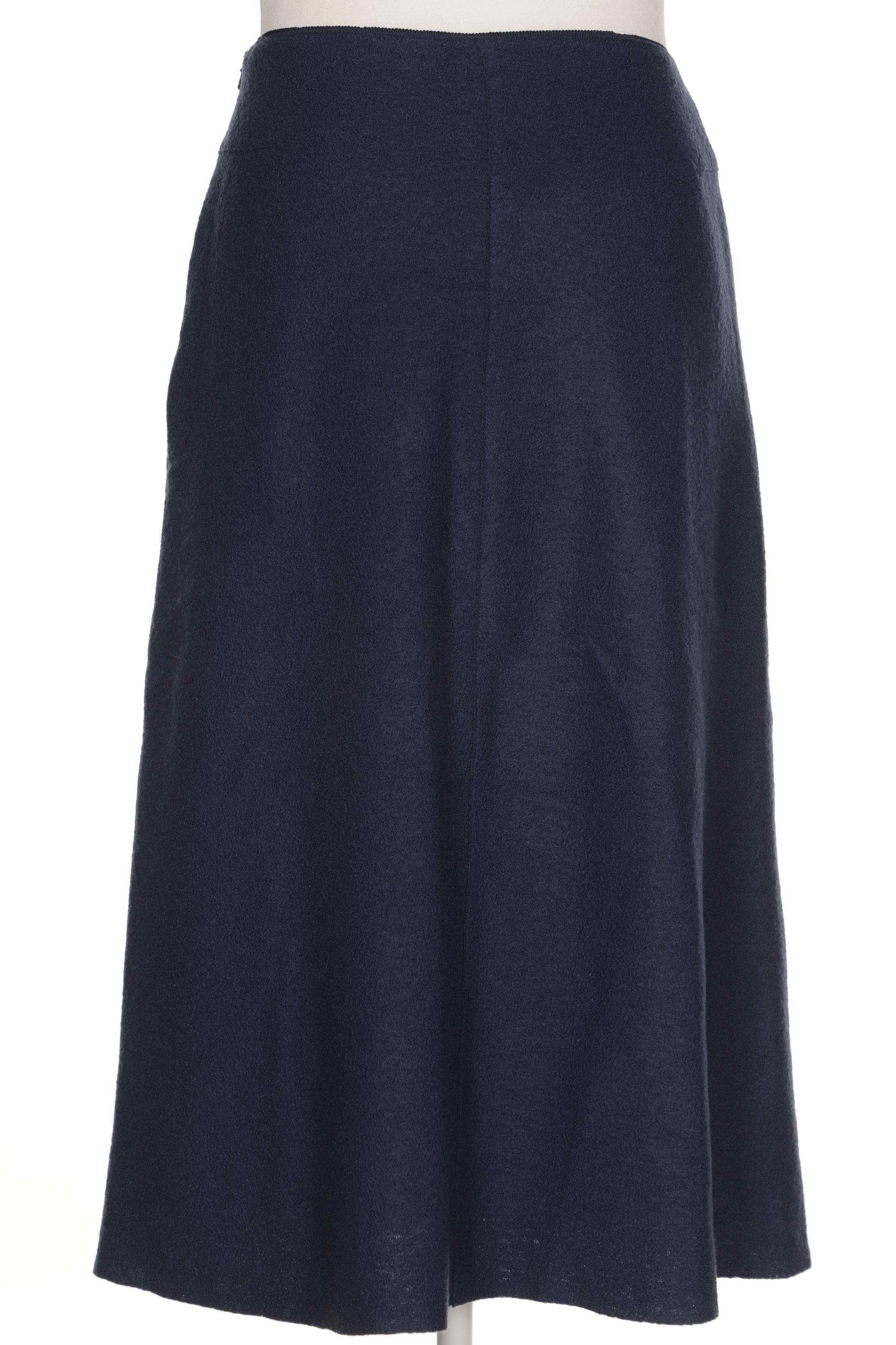

Massimo Dutti Damen Rock, marineblau, Gr. 42