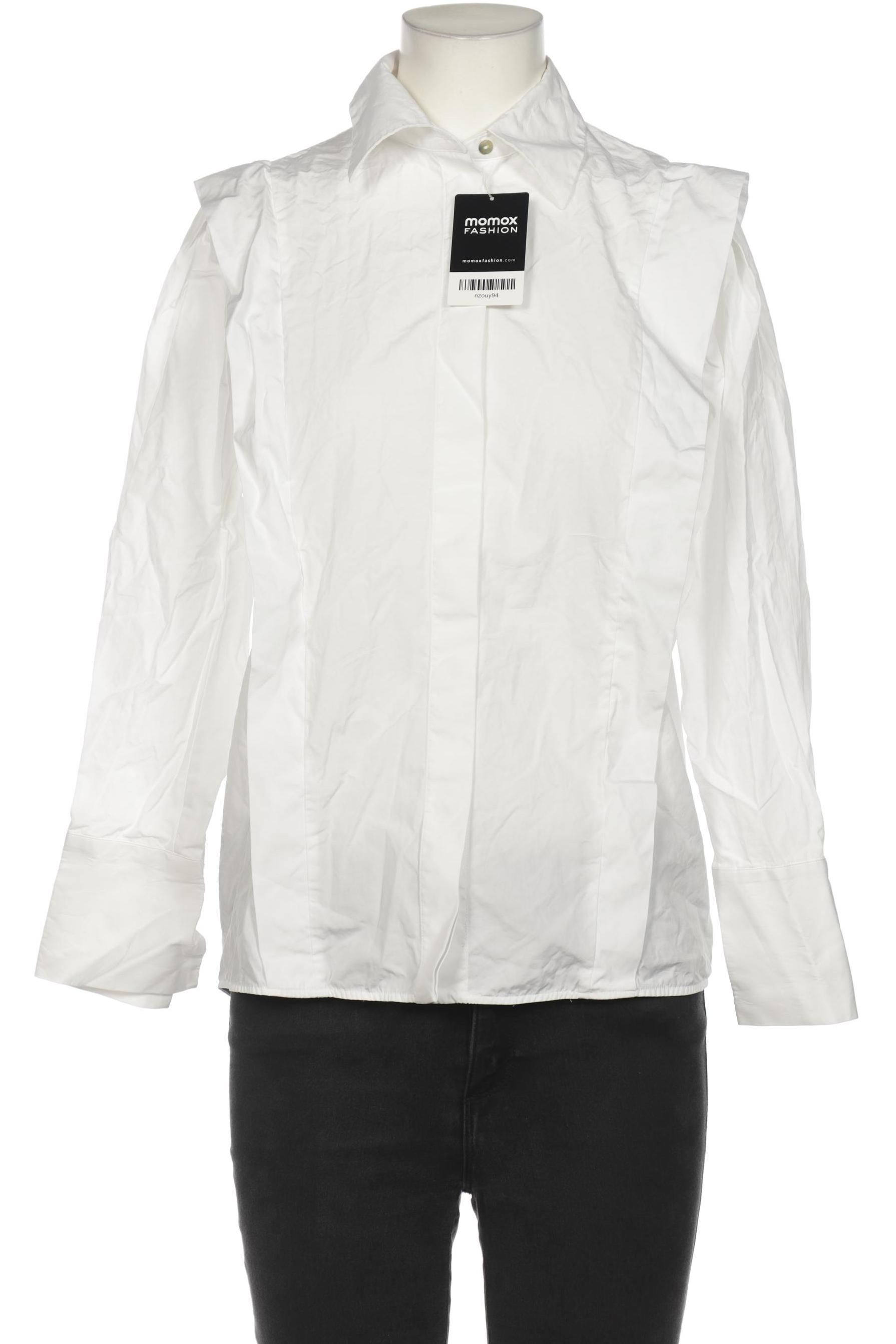 

Massimo Dutti Damen Bluse, weiß, Gr. 36
