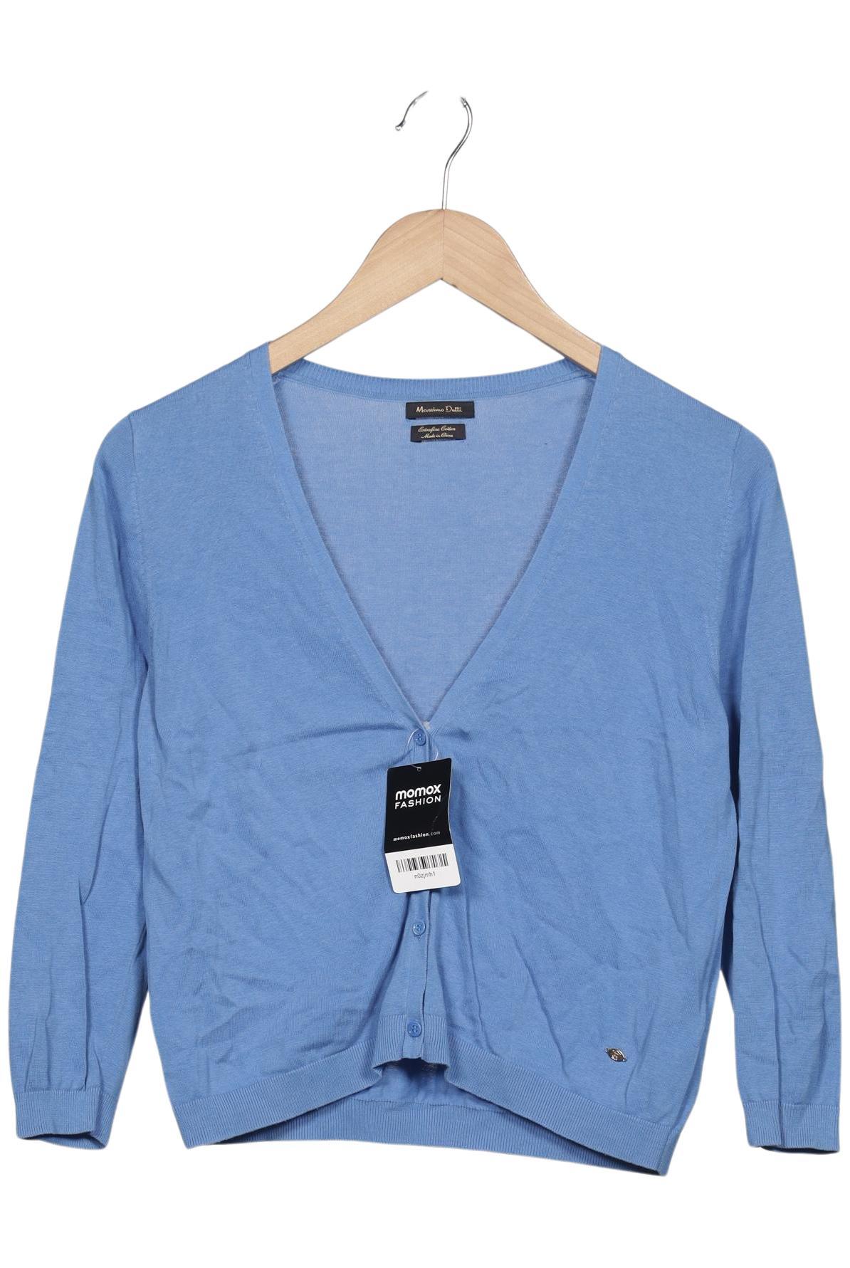 

Massimo Dutti Damen Strickjacke, hellblau, Gr. 36