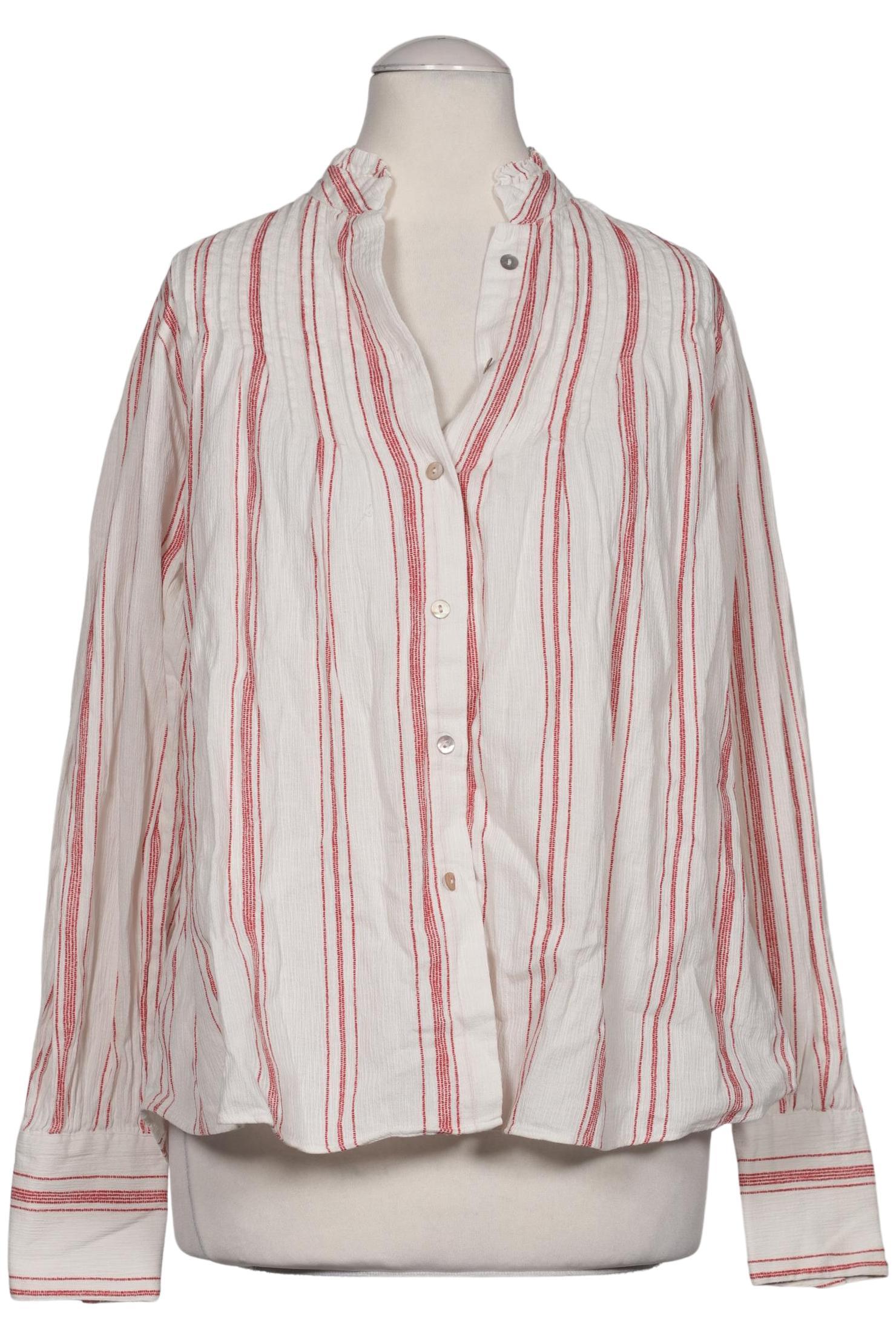 

Massimo Dutti Damen Bluse, weiß, Gr. 34