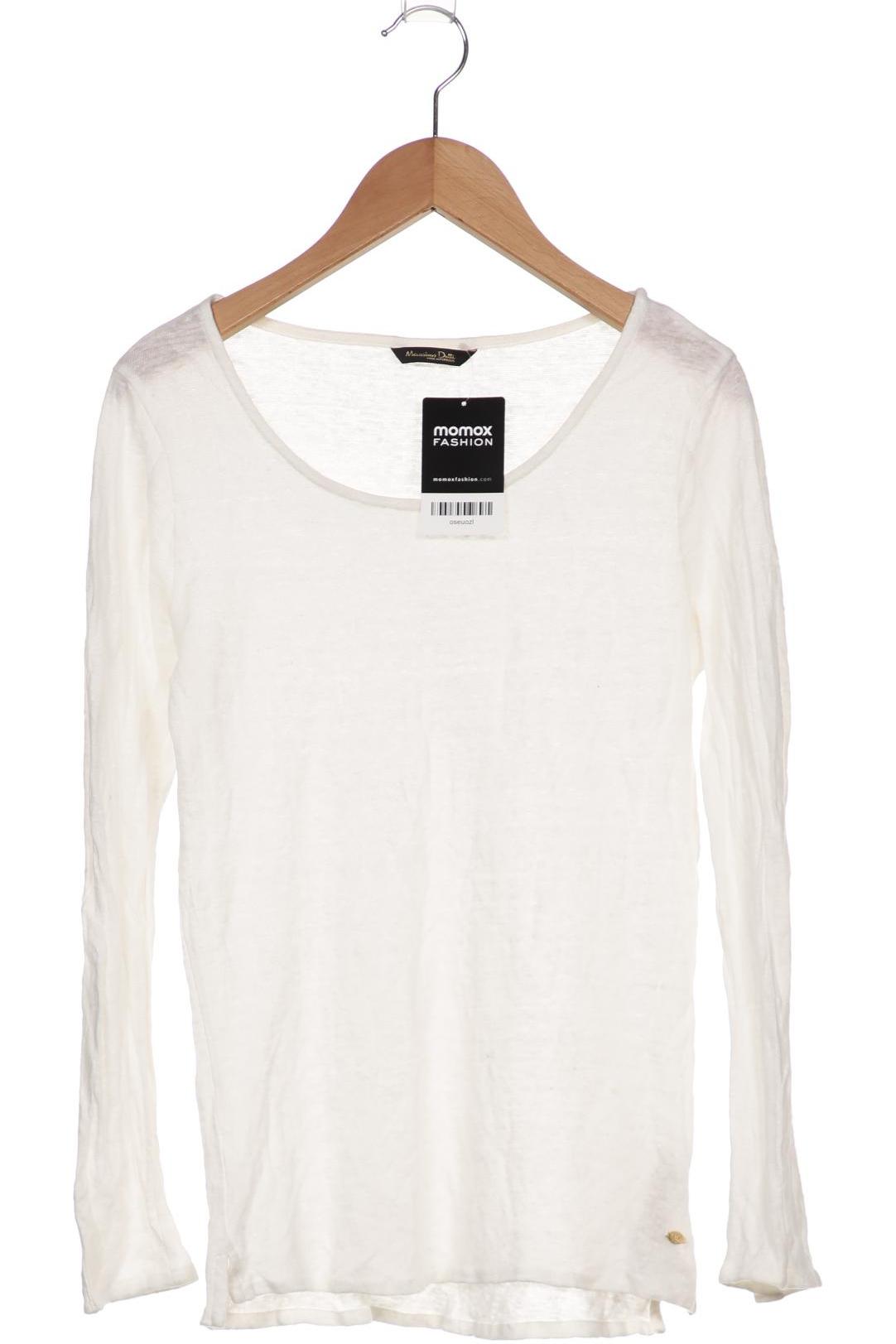 

Massimo Dutti Damen Langarmshirt, weiß