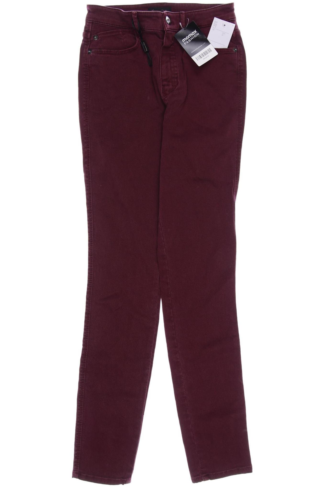 

Massimo Dutti Damen Jeans, bordeaux, Gr. 34