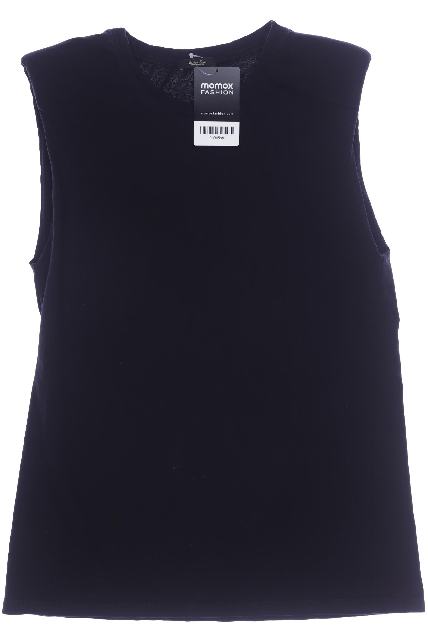 

Massimo Dutti Damen Top, schwarz, Gr. 36