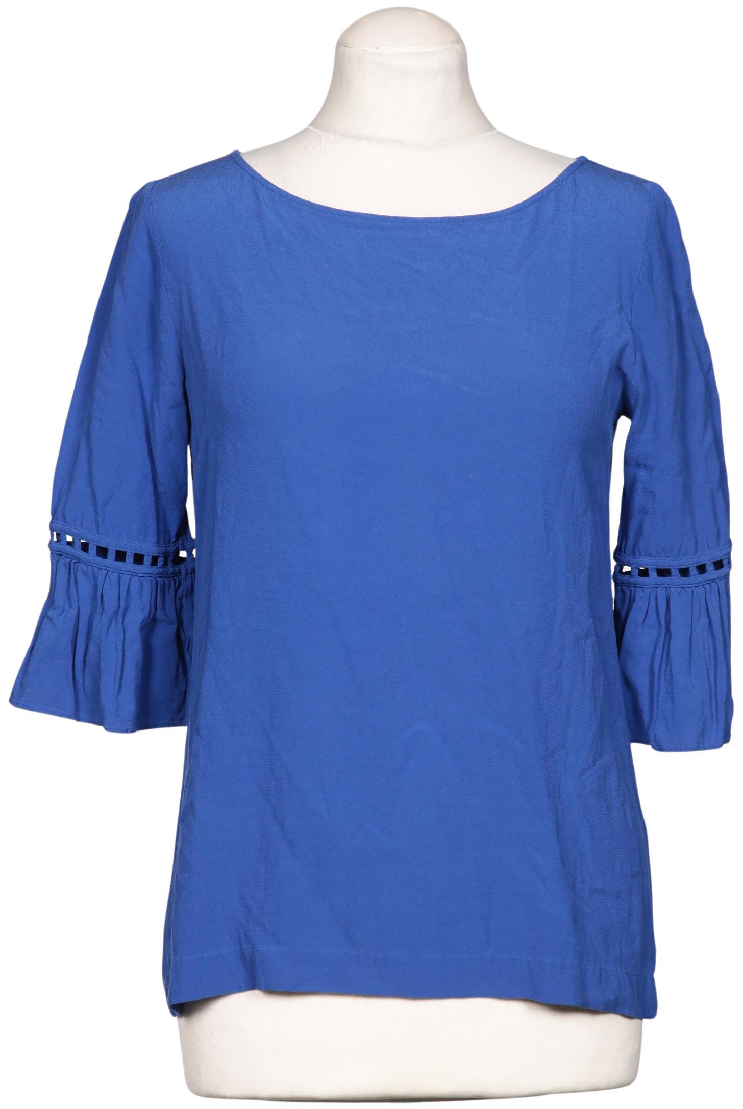 

Massimo Dutti Damen Bluse, blau, Gr. 36