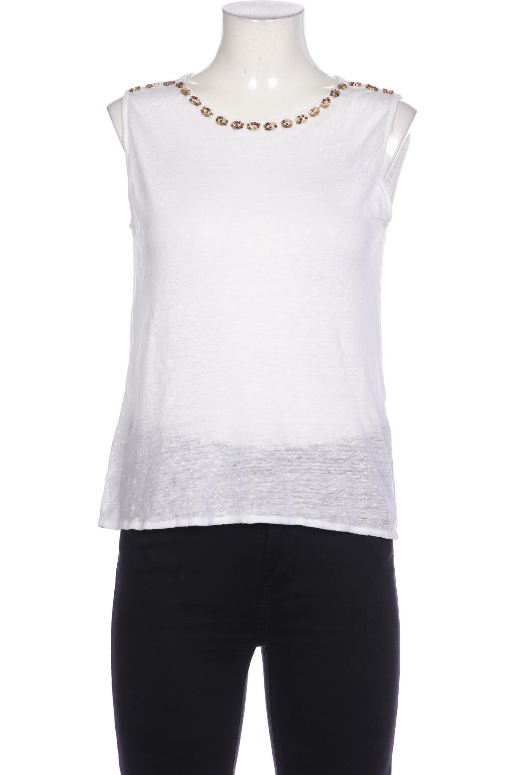 

Massimo Dutti Damen Top, weiß, Gr. 42