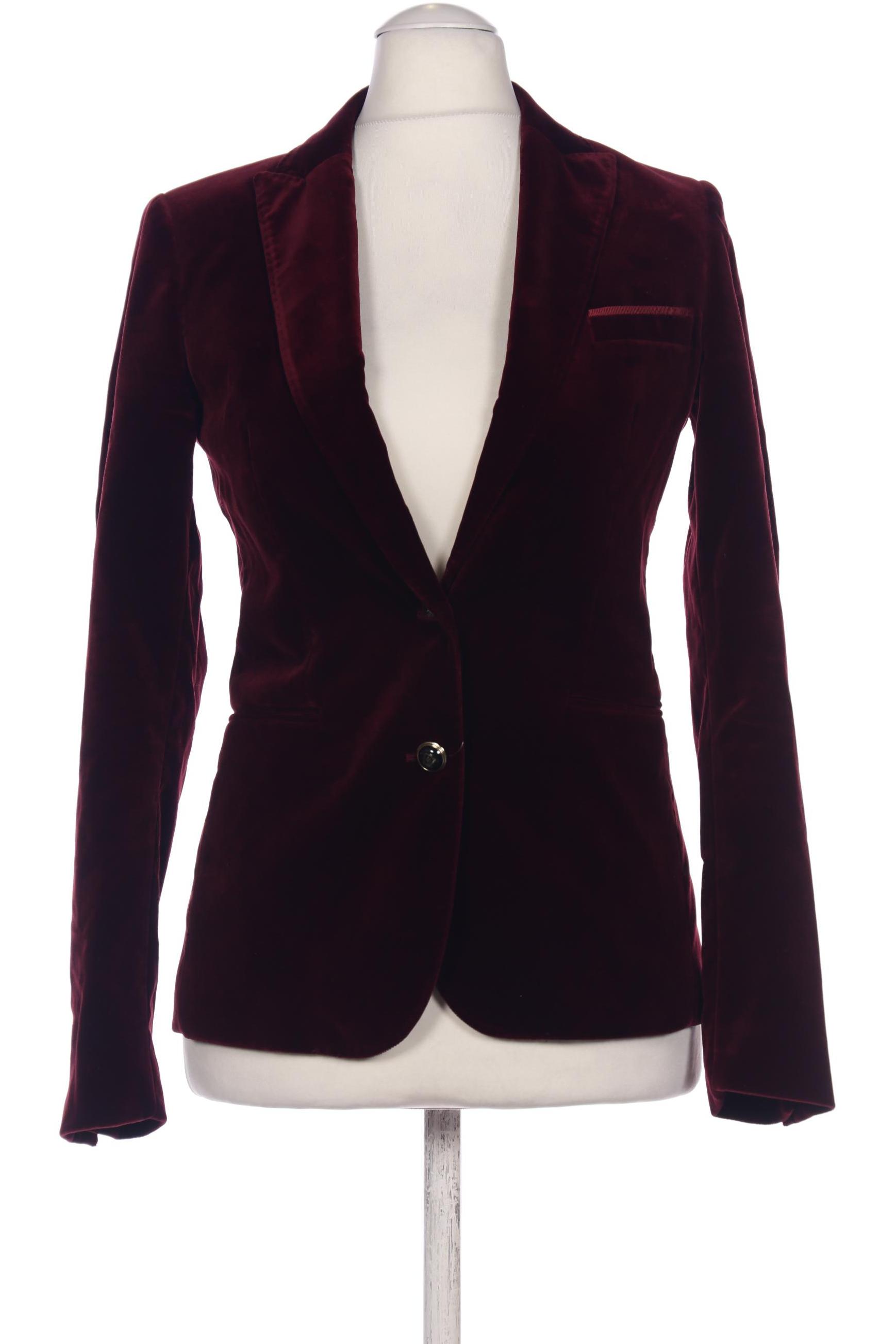 

Massimo Dutti Damen Blazer, bordeaux, Gr. 36