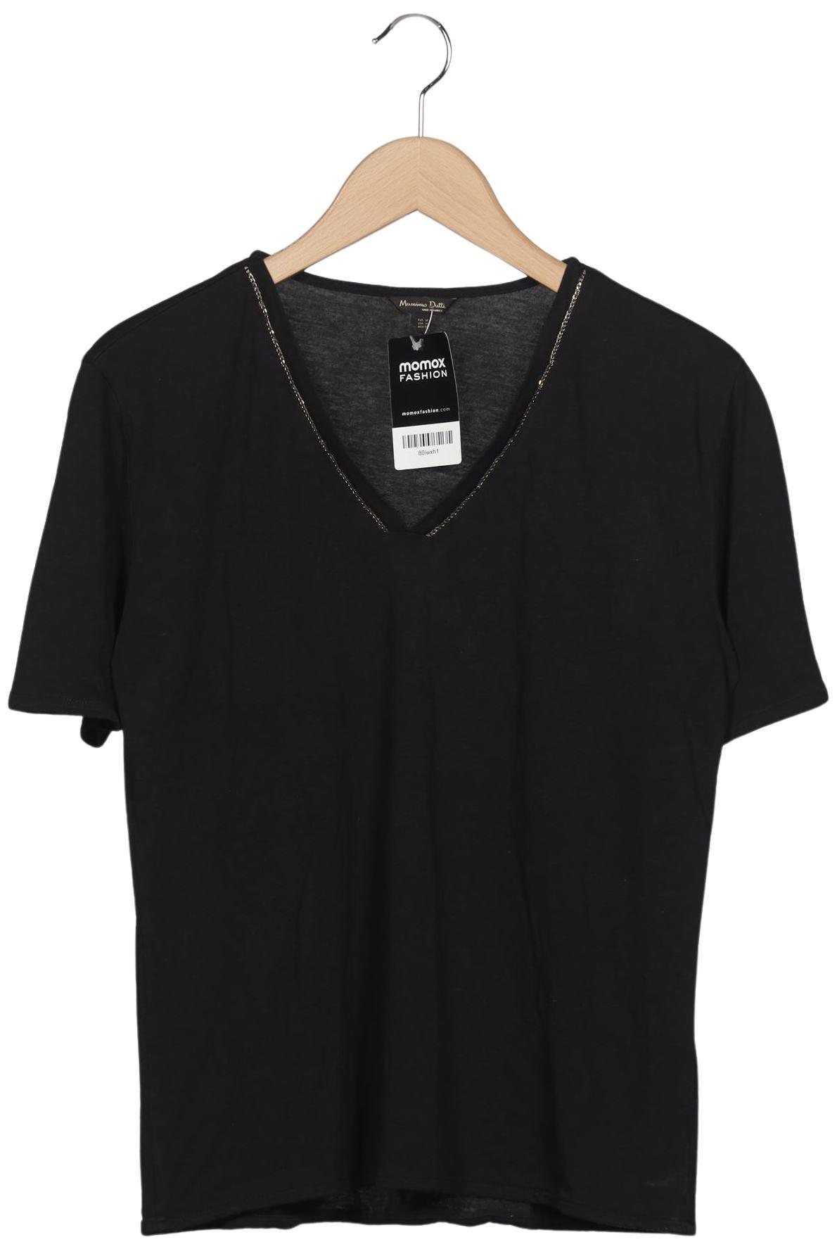 

Massimo Dutti Damen T-Shirt, schwarz, Gr. 38
