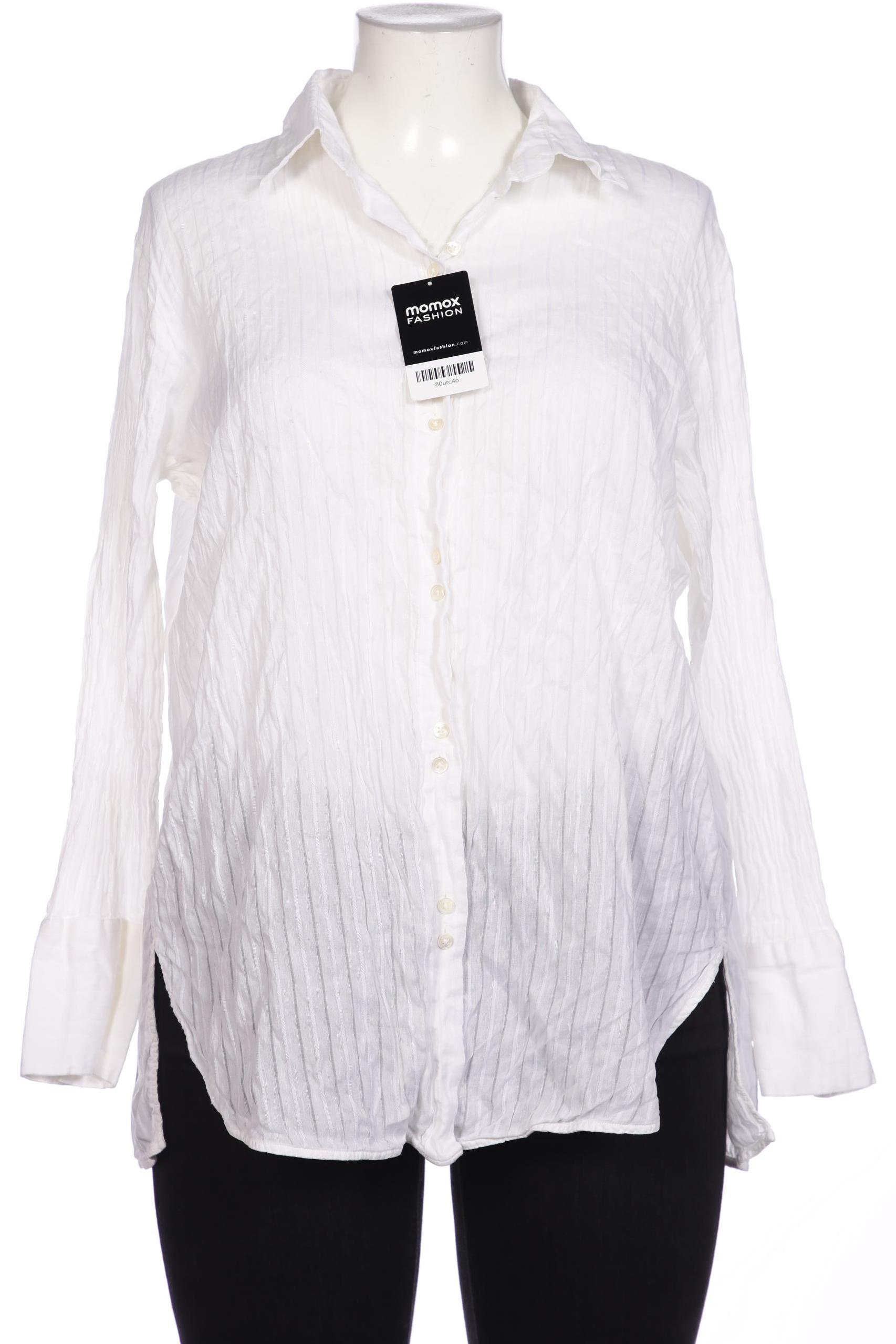 

Massimo Dutti Damen Bluse, weiß, Gr. 44
