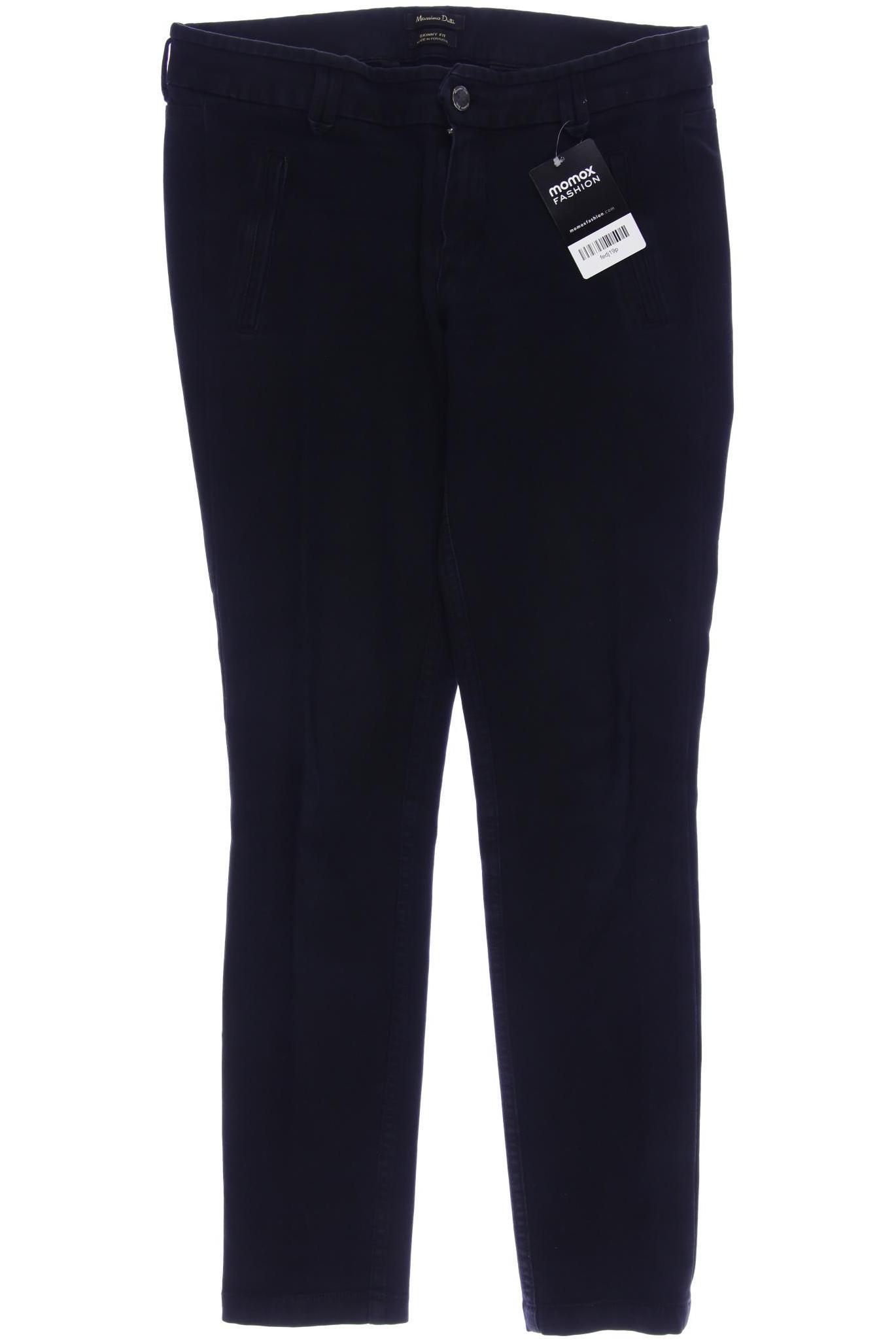 

Massimo Dutti Damen Stoffhose, marineblau, Gr. 38