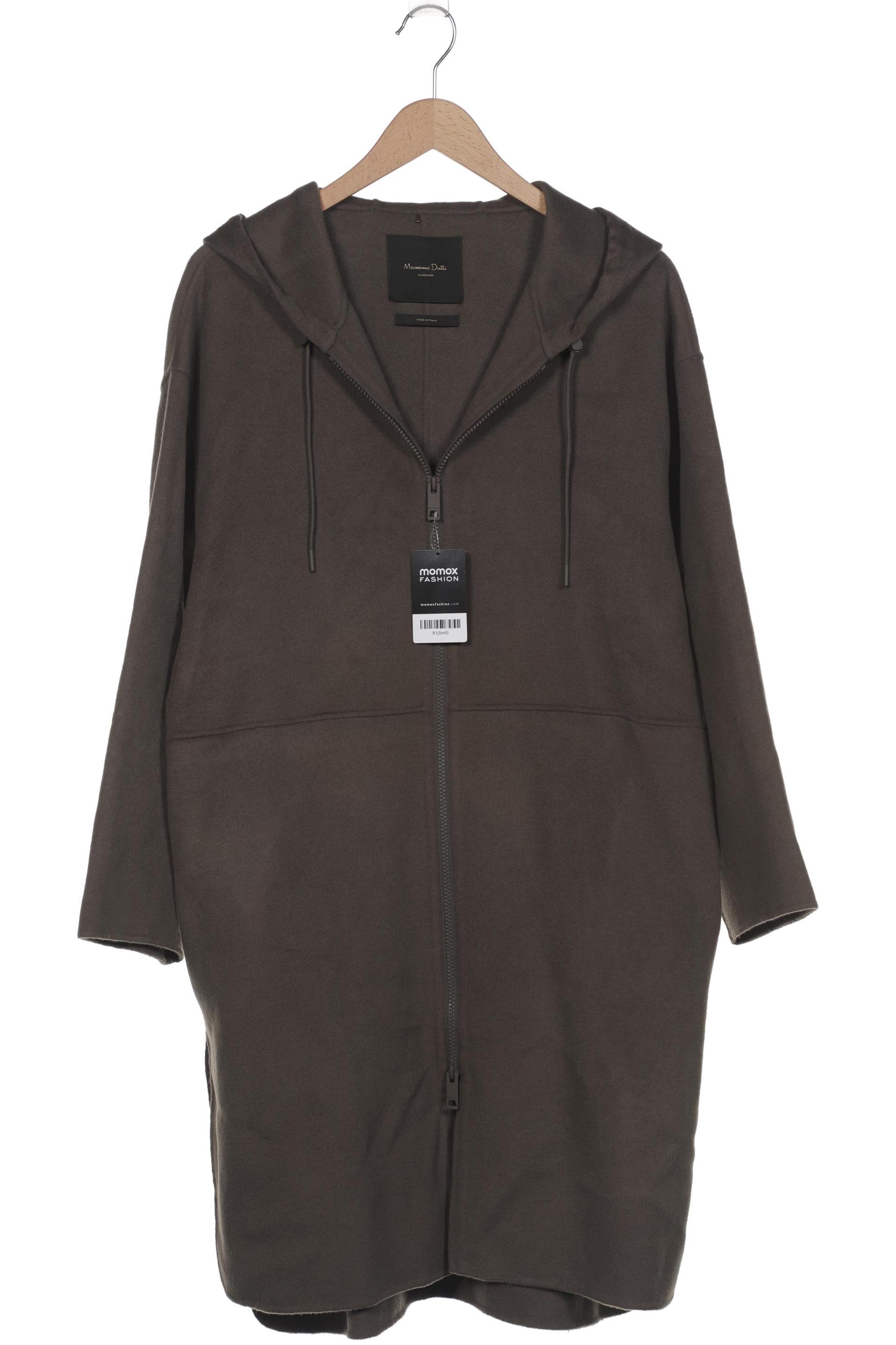 

Massimo Dutti Damen Mantel, grün, Gr. 36