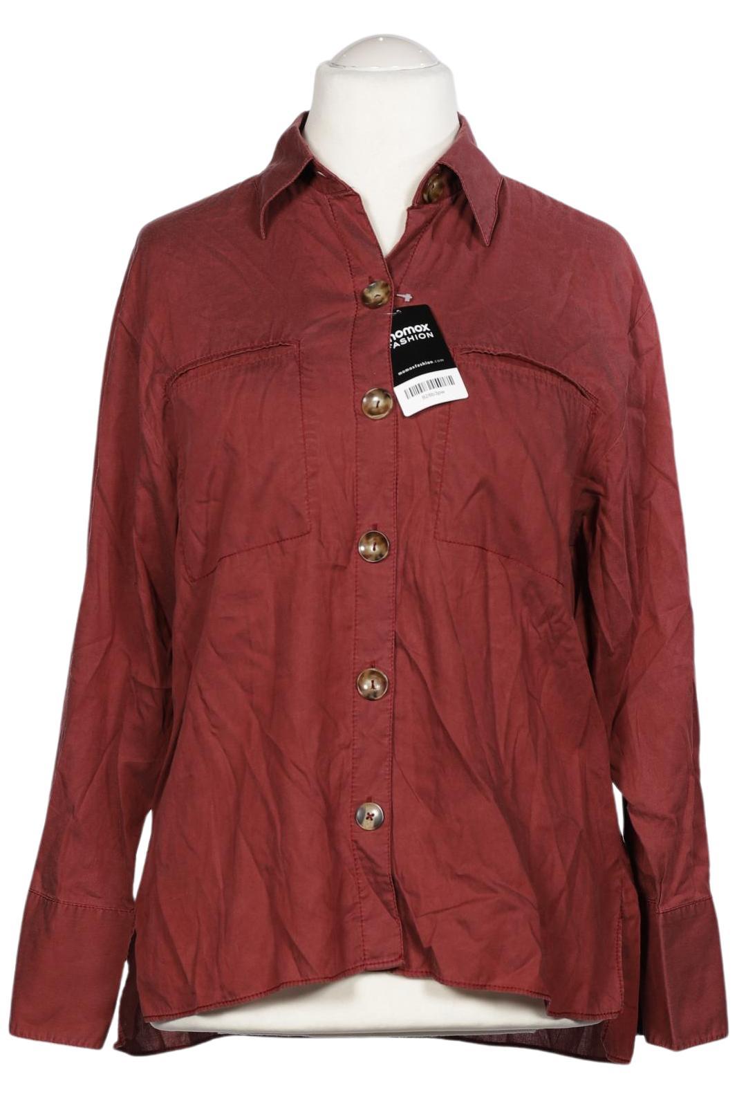 

Massimo Dutti Damen Bluse, bordeaux, Gr. 40