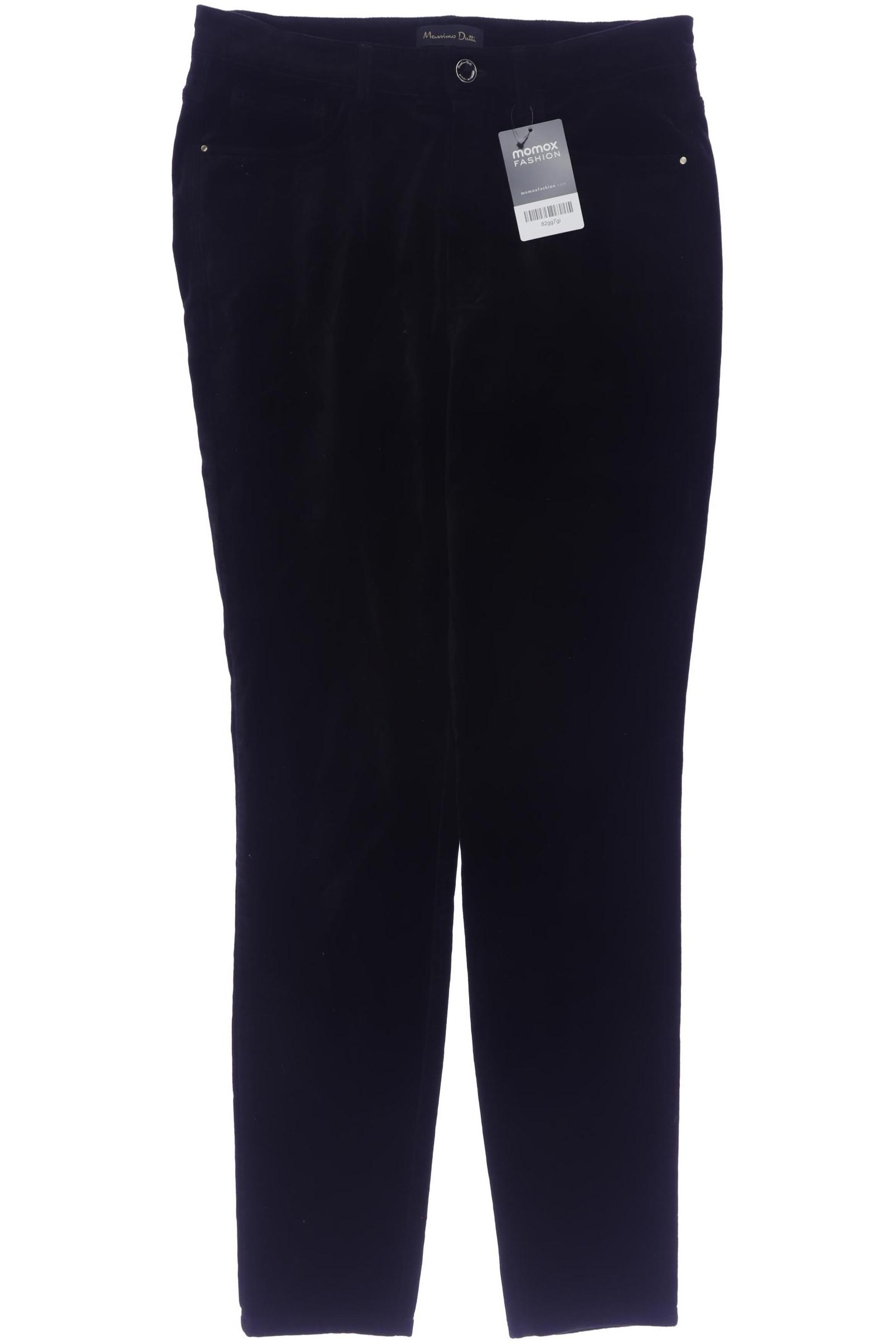 

Massimo Dutti Damen Stoffhose, schwarz, Gr. 40