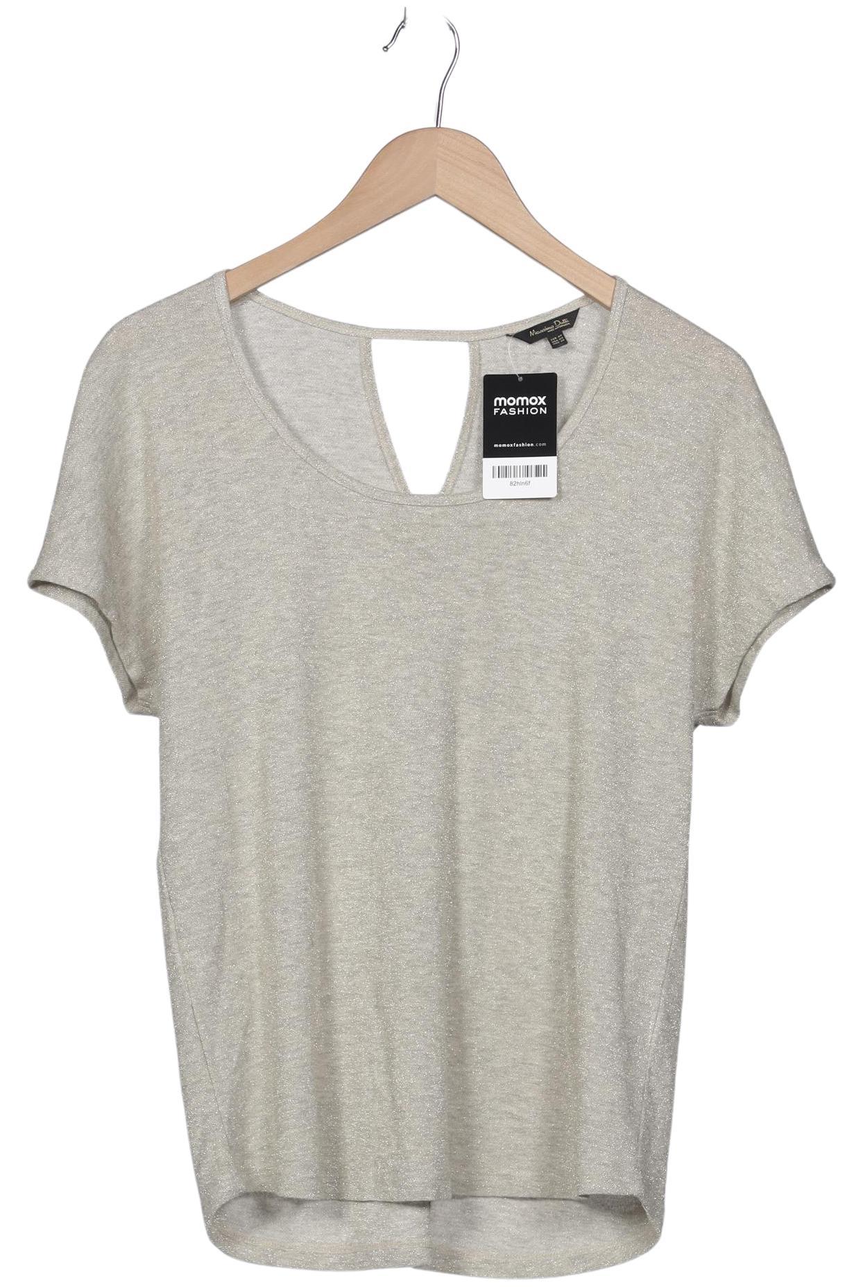 

Massimo Dutti Damen T-Shirt, beige, Gr. 34