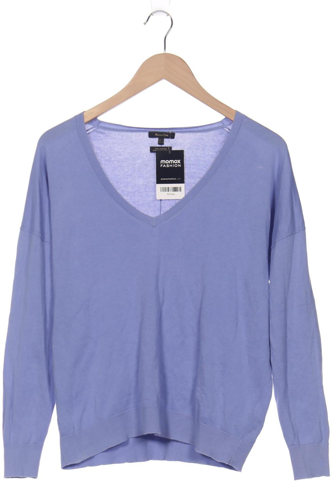 

Massimo Dutti Damen Pullover, blau, Gr. 36