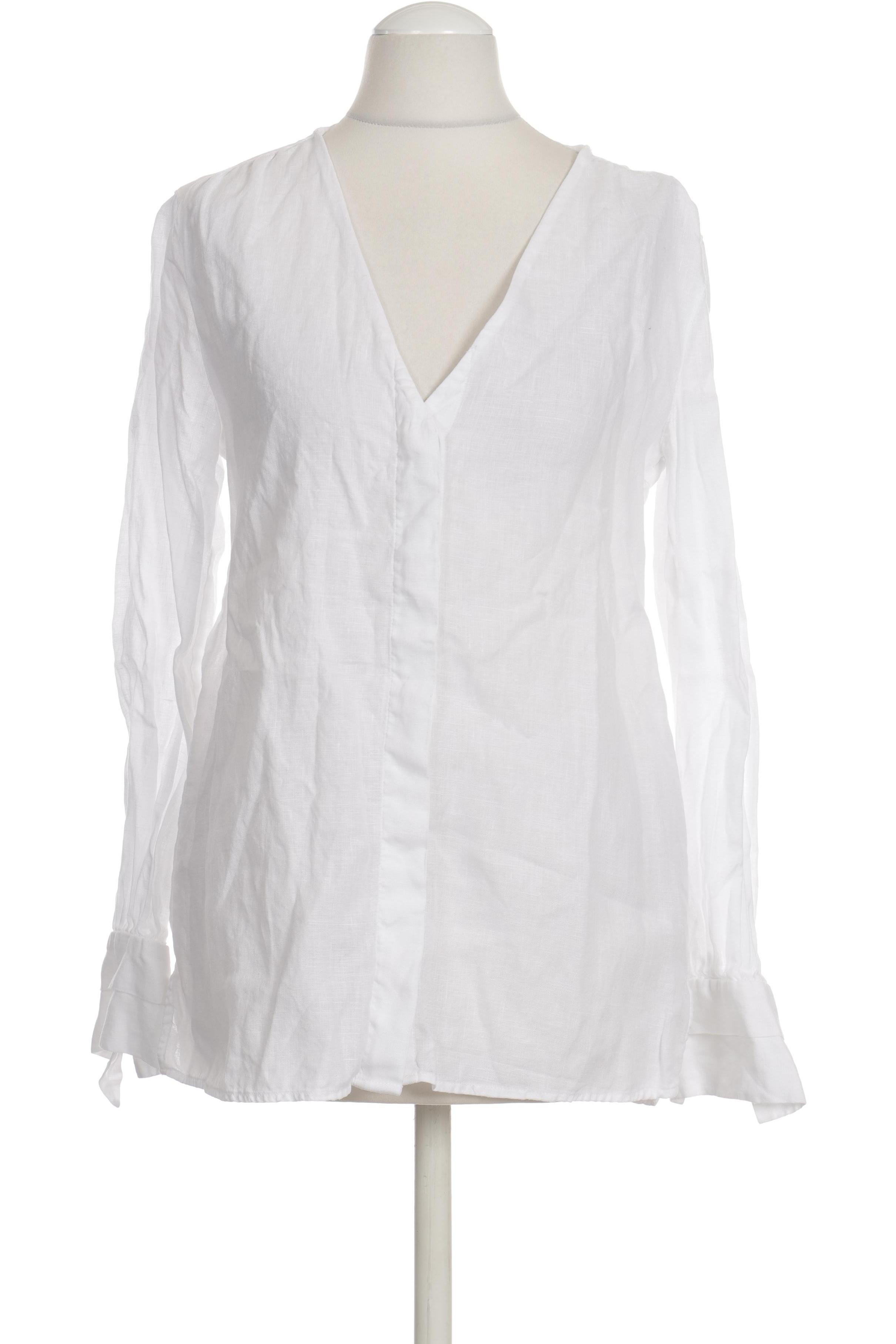 

Massimo Dutti Damen Bluse, weiß, Gr. 34
