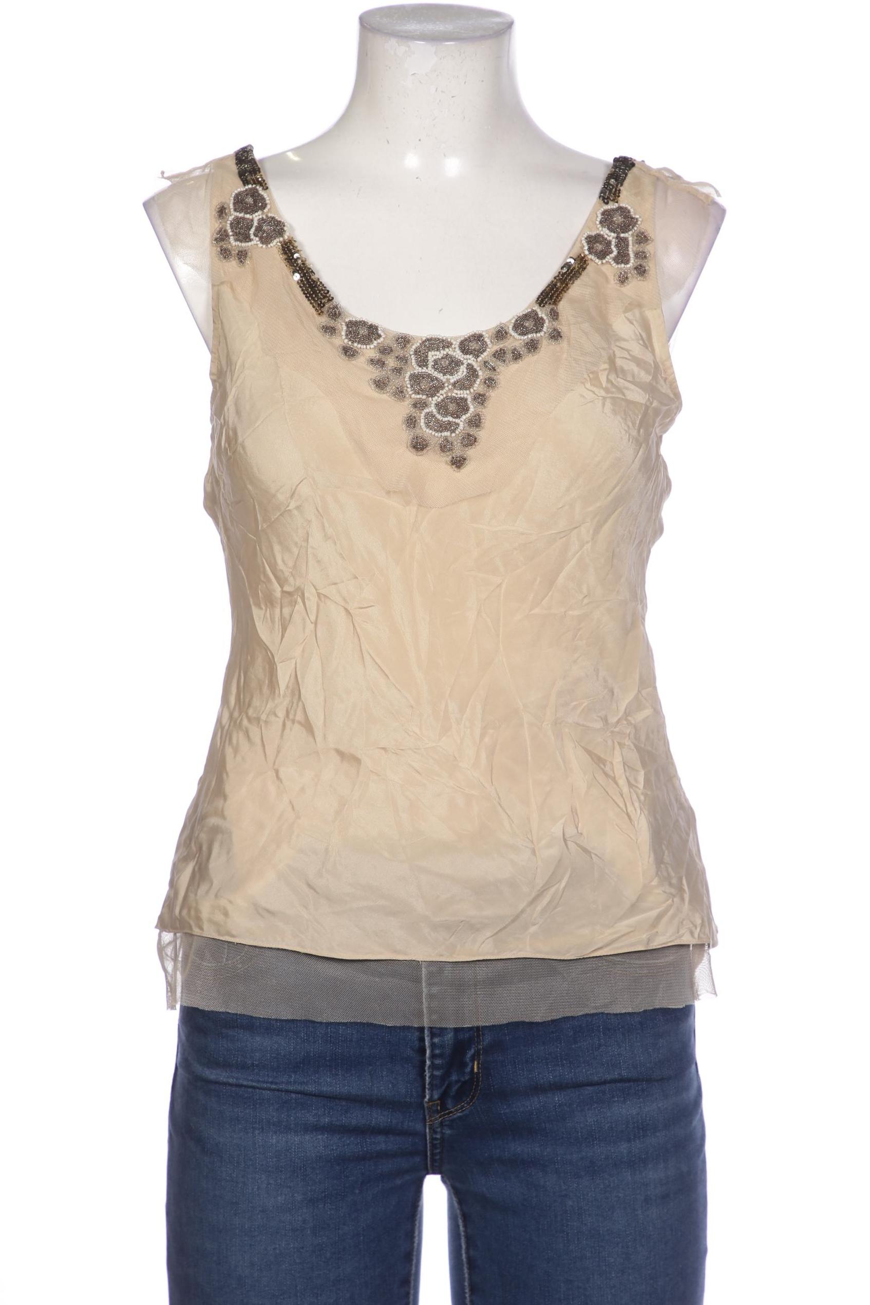 

Massimo Dutti Damen Bluse, beige, Gr. 38
