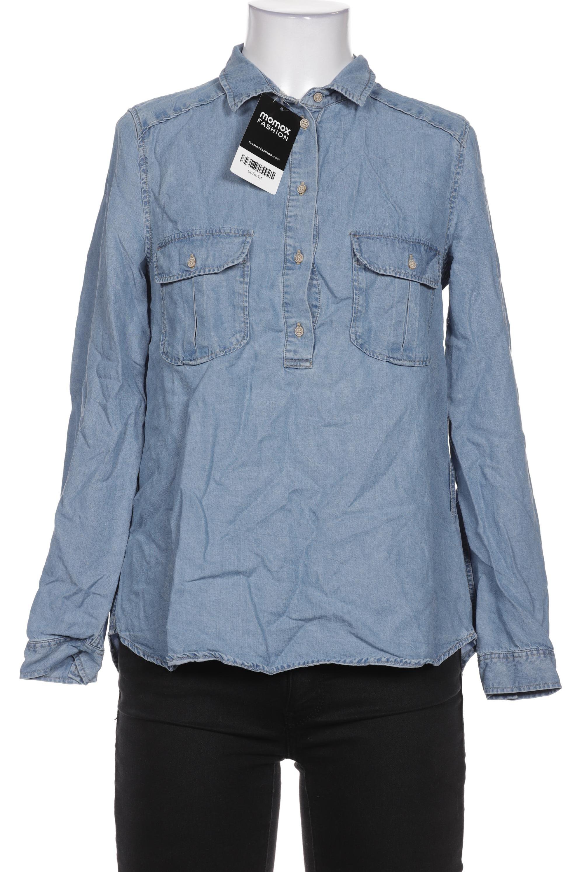 

Massimo Dutti Damen Bluse, hellblau, Gr. 36