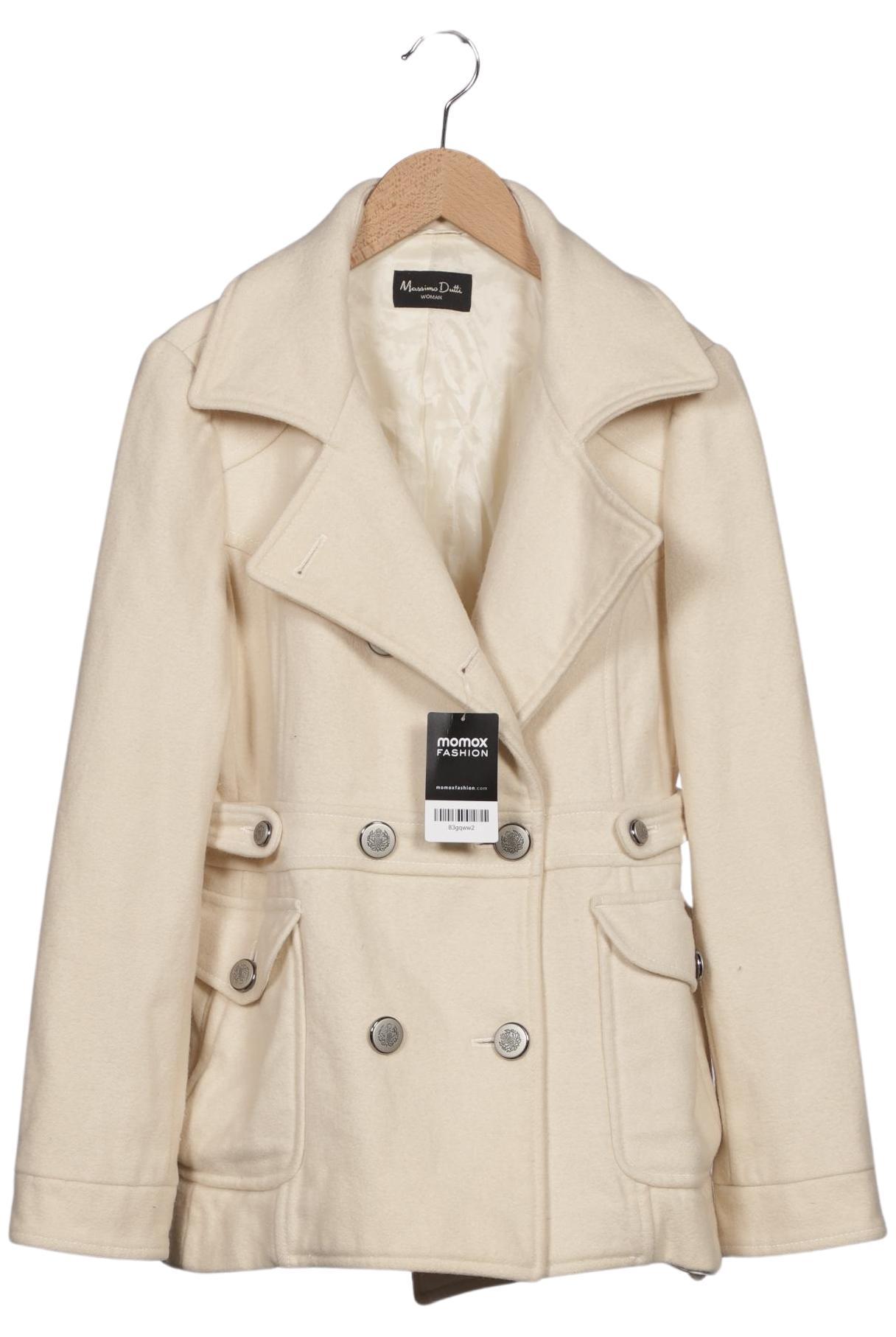 

Massimo Dutti Damen Jacke, cremeweiß, Gr. 38
