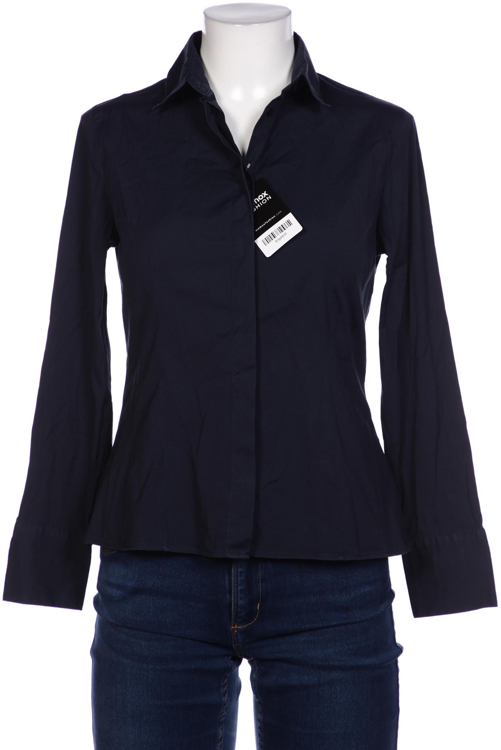 

Massimo Dutti Damen Bluse, marineblau, Gr. 40