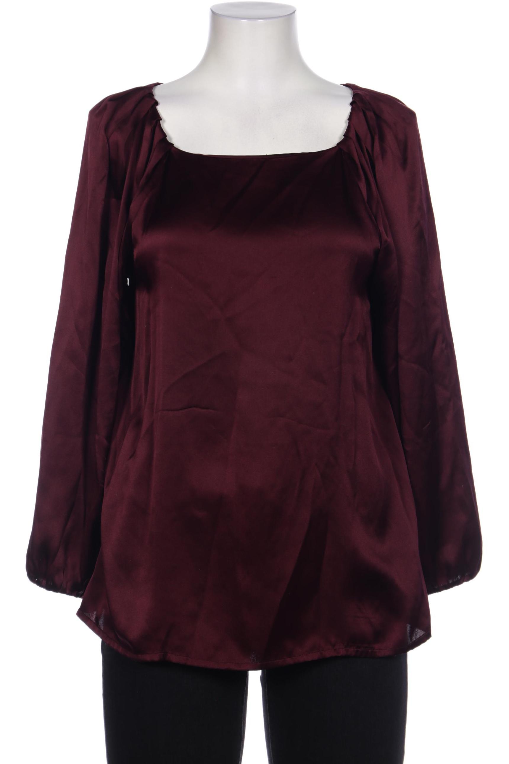 

Massimo Dutti Damen Bluse, bordeaux, Gr. 42