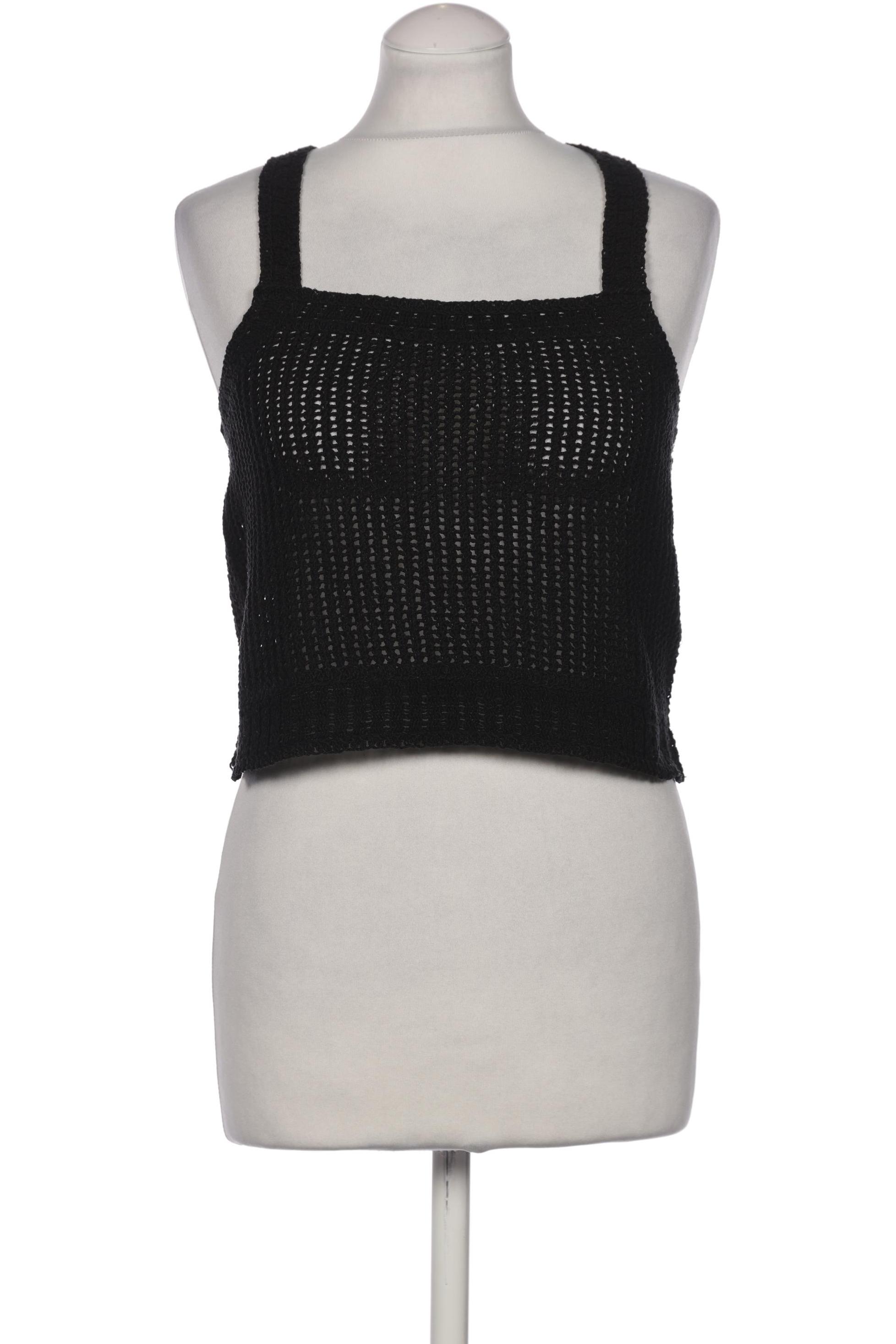 

Massimo Dutti Damen Top, schwarz, Gr. 36