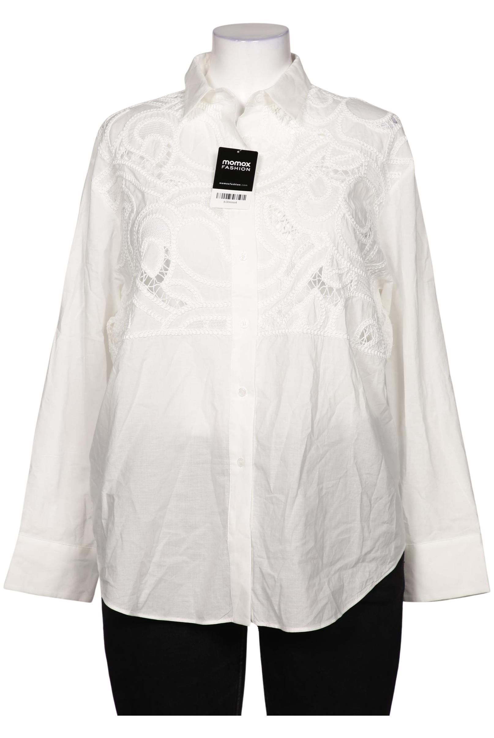 

Massimo Dutti Damen Bluse, cremeweiß, Gr. 48