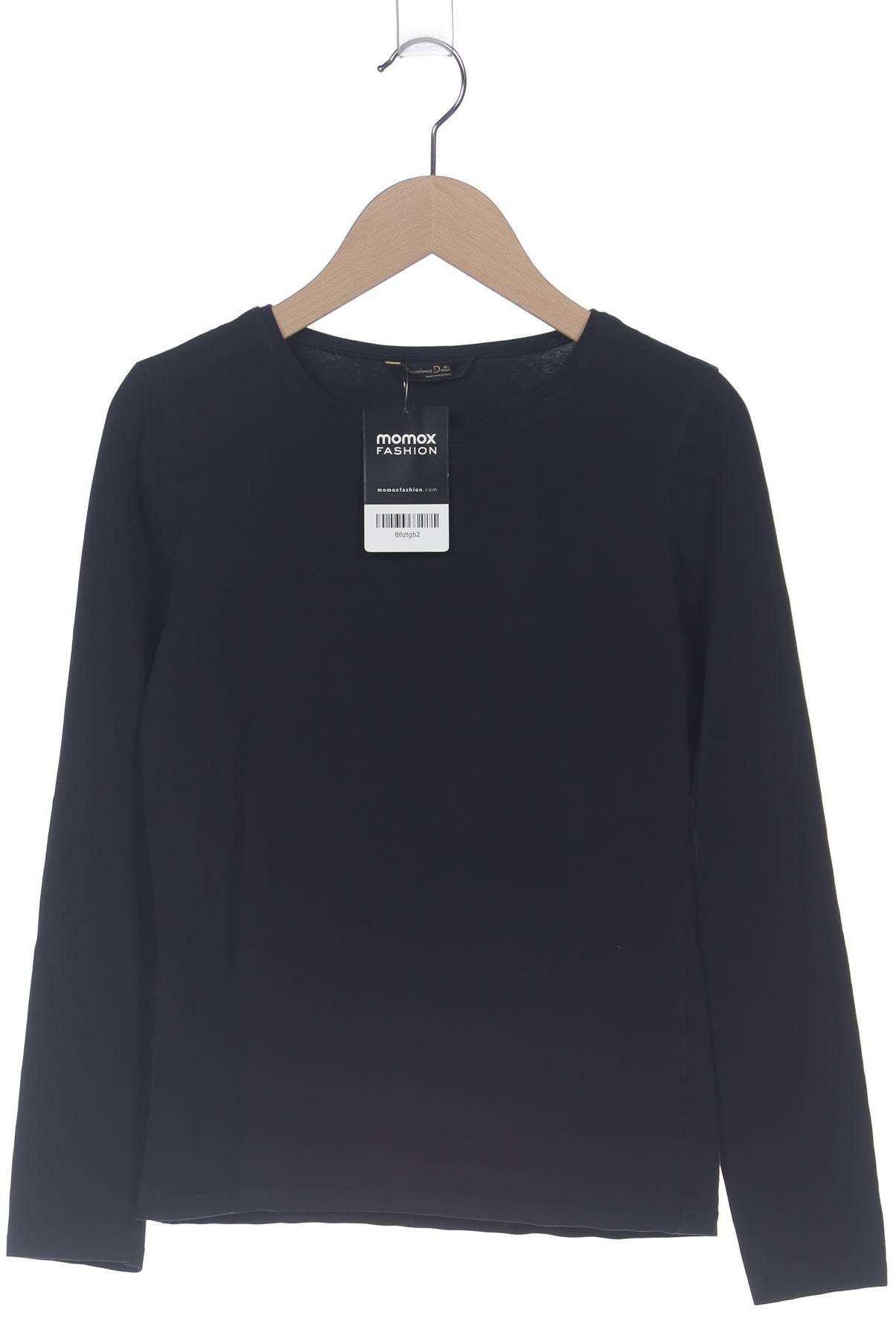 

Massimo Dutti Damen Langarmshirt, schwarz, Gr. 34