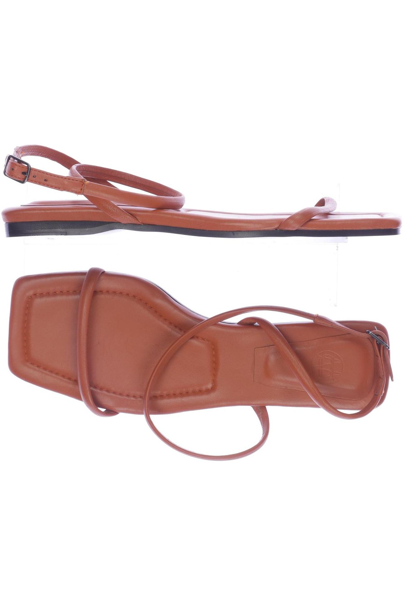 

Massimo Dutti Damen Sandale, orange, Gr. 38