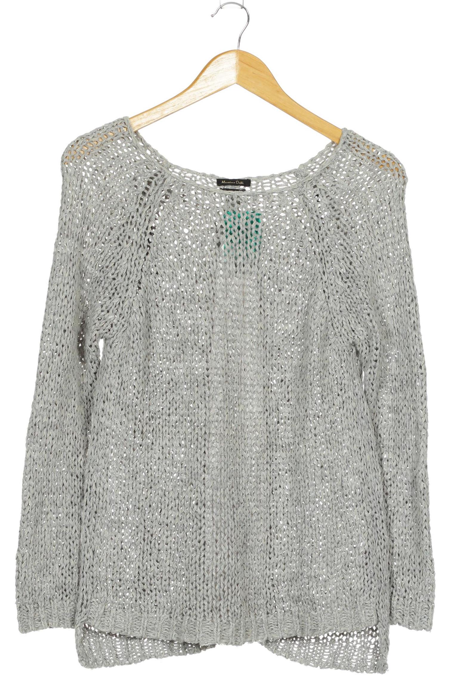 

Massimo Dutti Damen Pullover, grau, Gr. 38