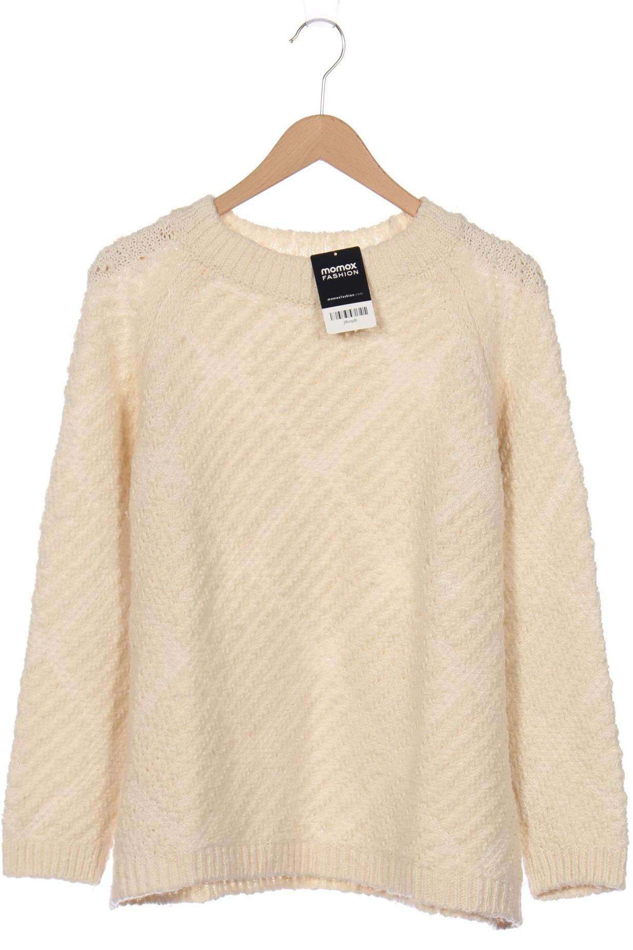 

Massimo Dutti Damen Pullover, cremeweiß, Gr. 38
