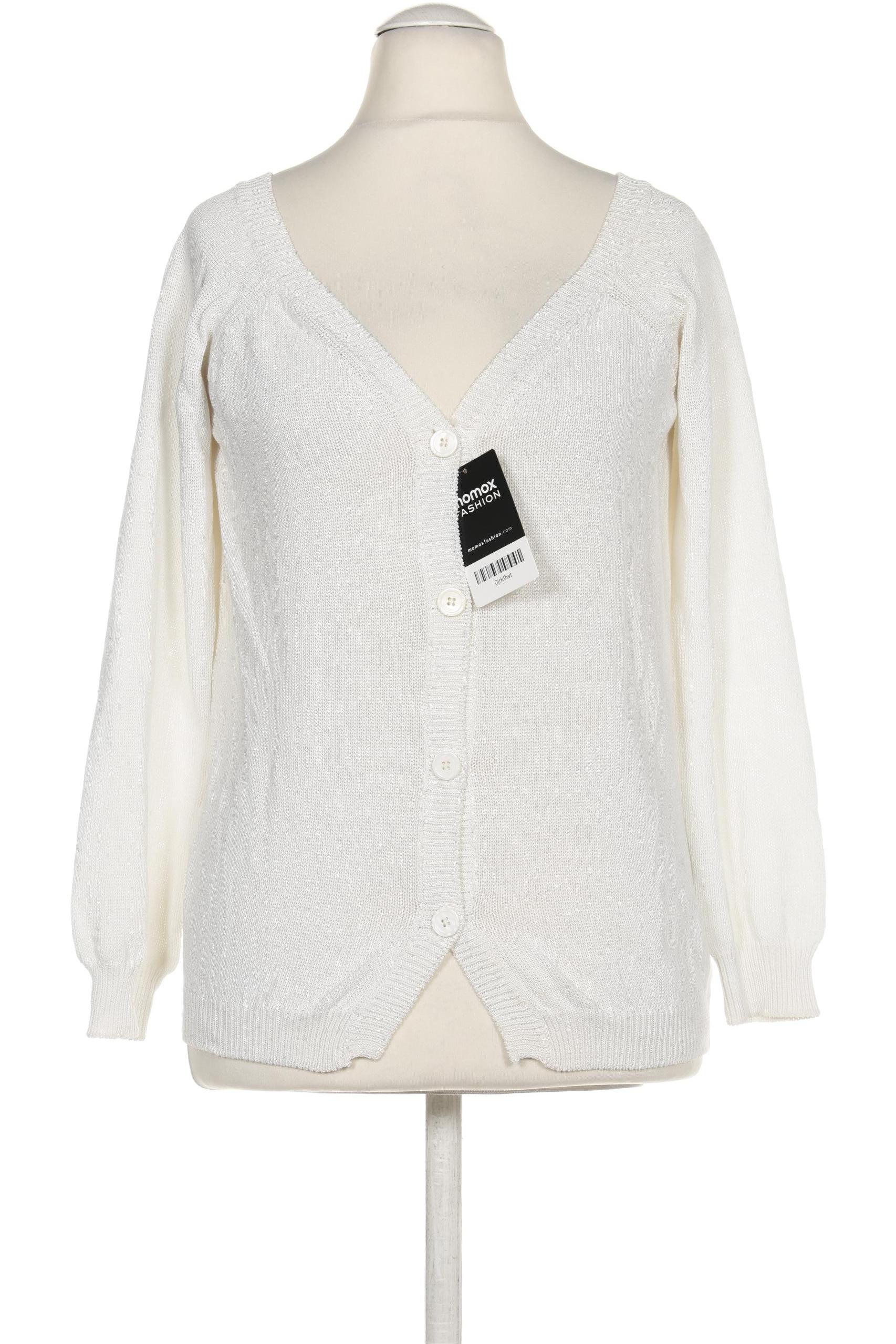 

Massimo Dutti Damen Strickjacke, weiß, Gr. 38
