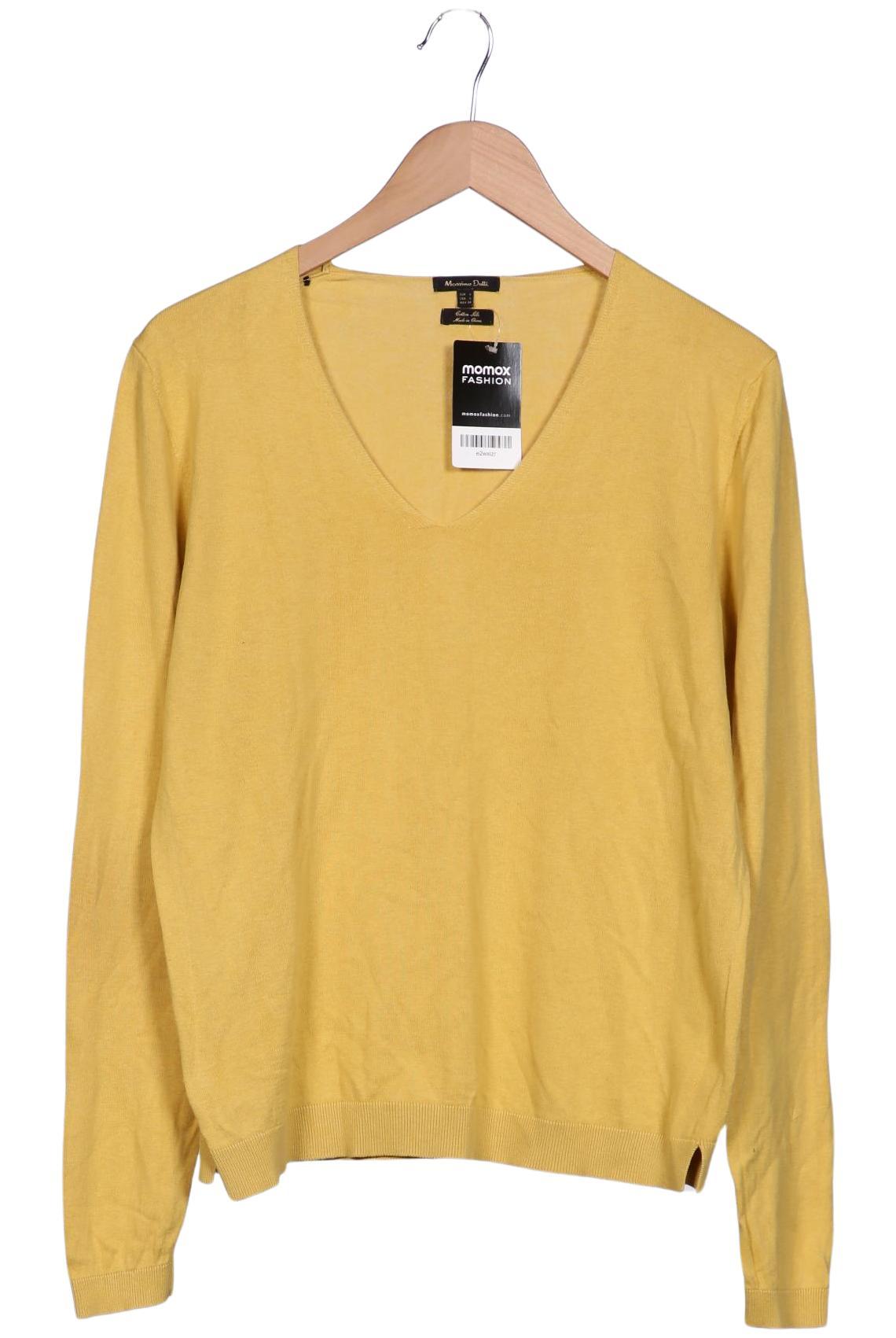 

Massimo Dutti Damen Pullover, gelb, Gr. 42