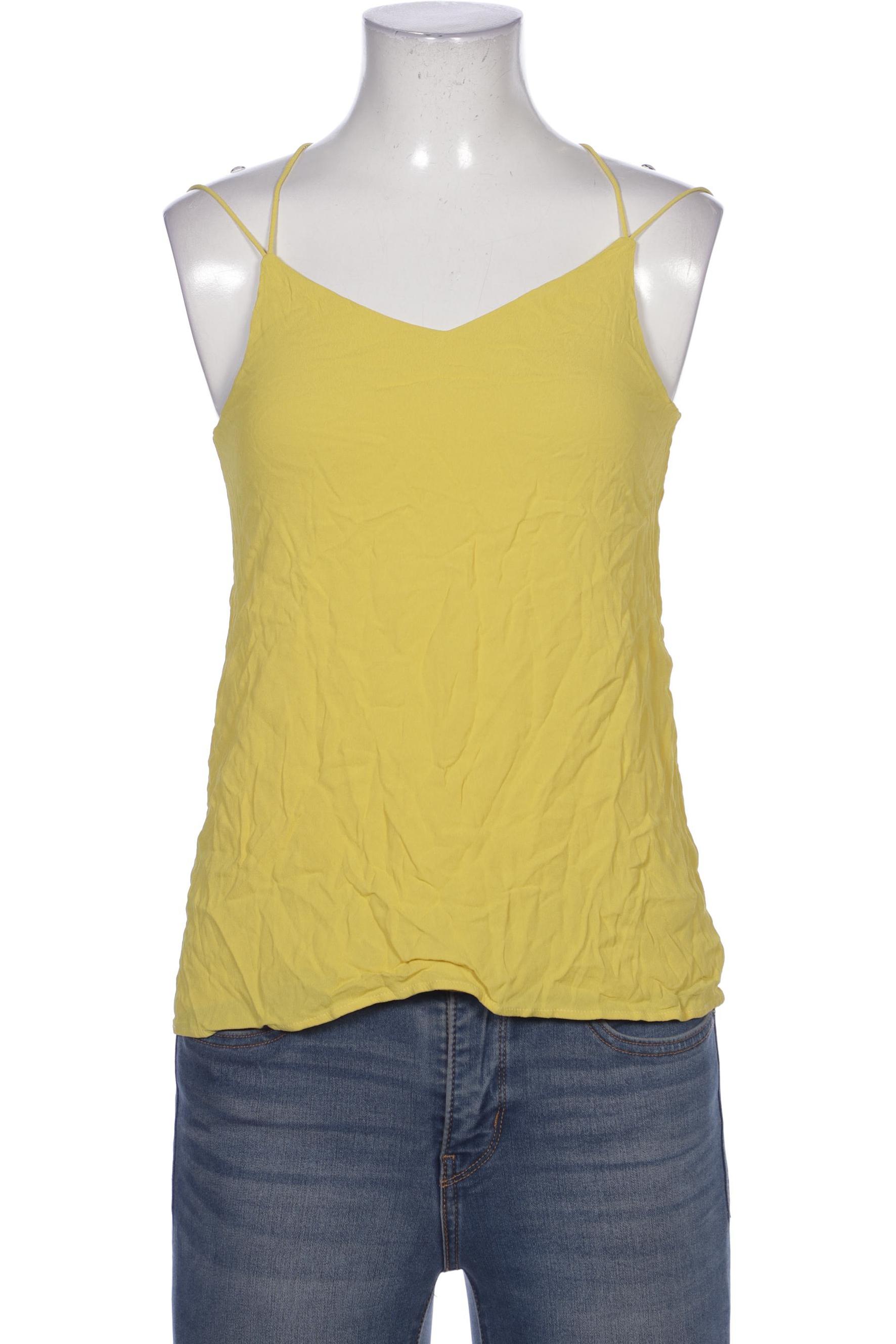 

Massimo Dutti Damen Bluse, gelb, Gr. 34